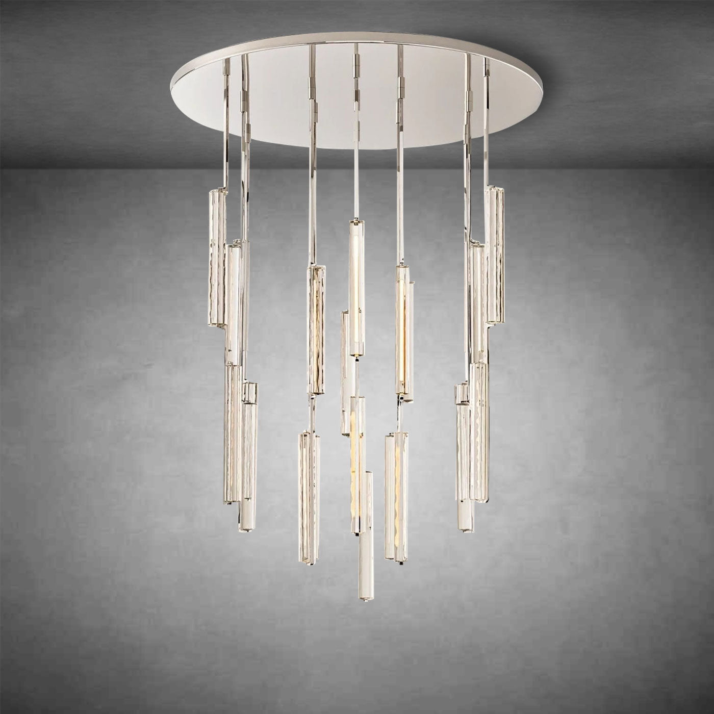 Audubom Crystal Round Chandelier