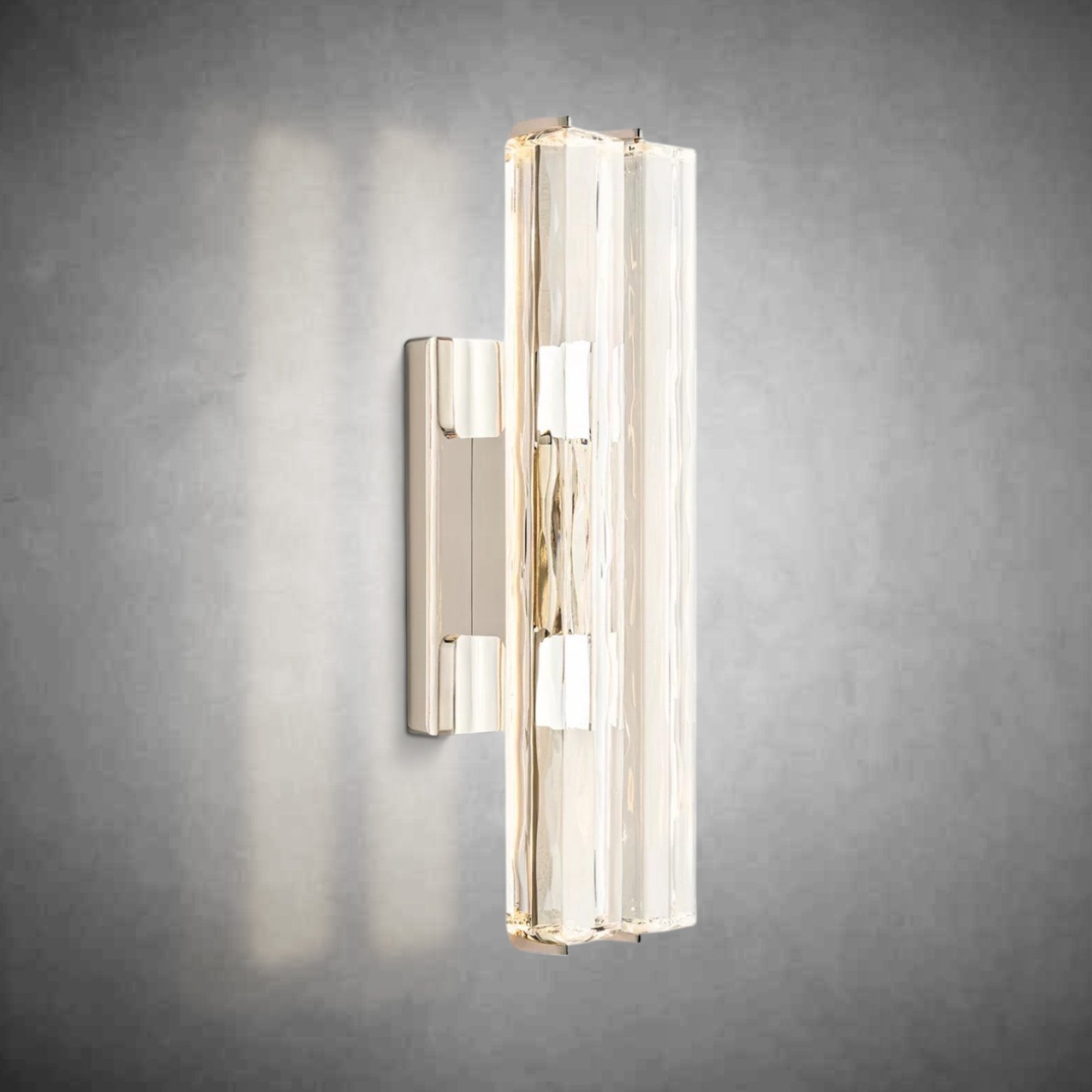 Audubom Crystal Double Sconce
