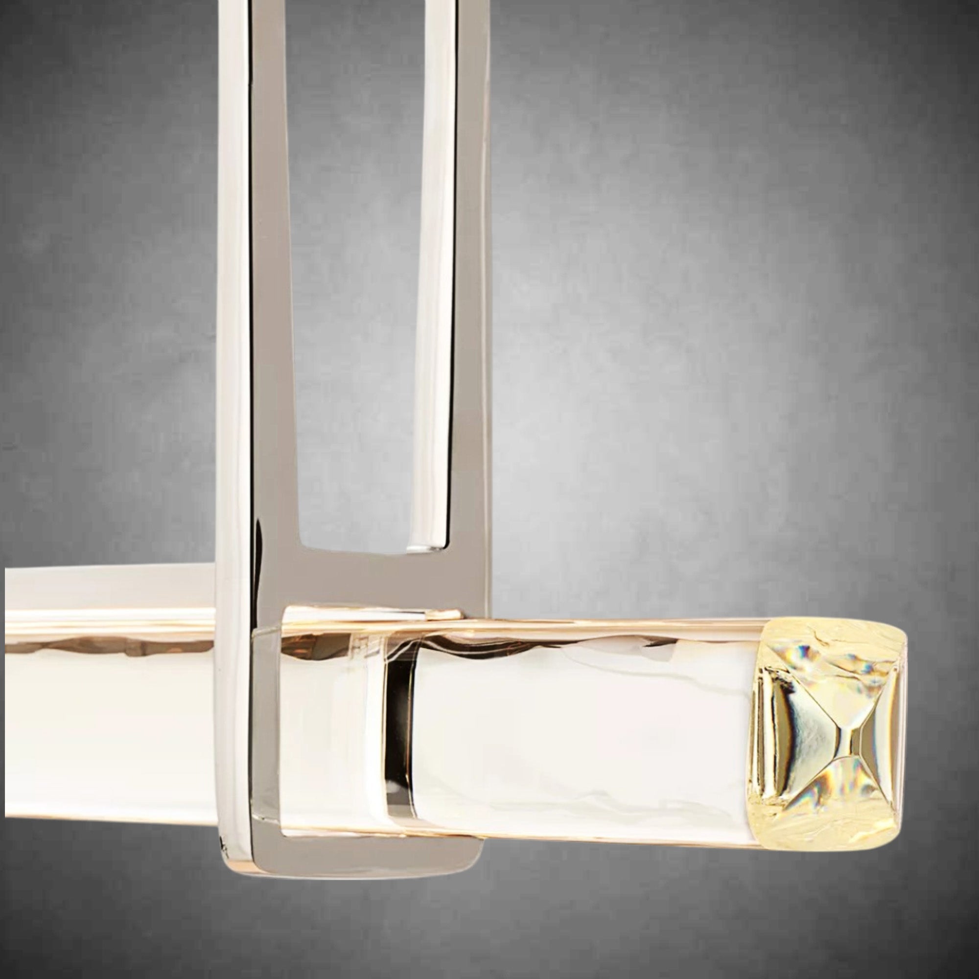 Audubom Crystal Single Bar Linear Chandelier