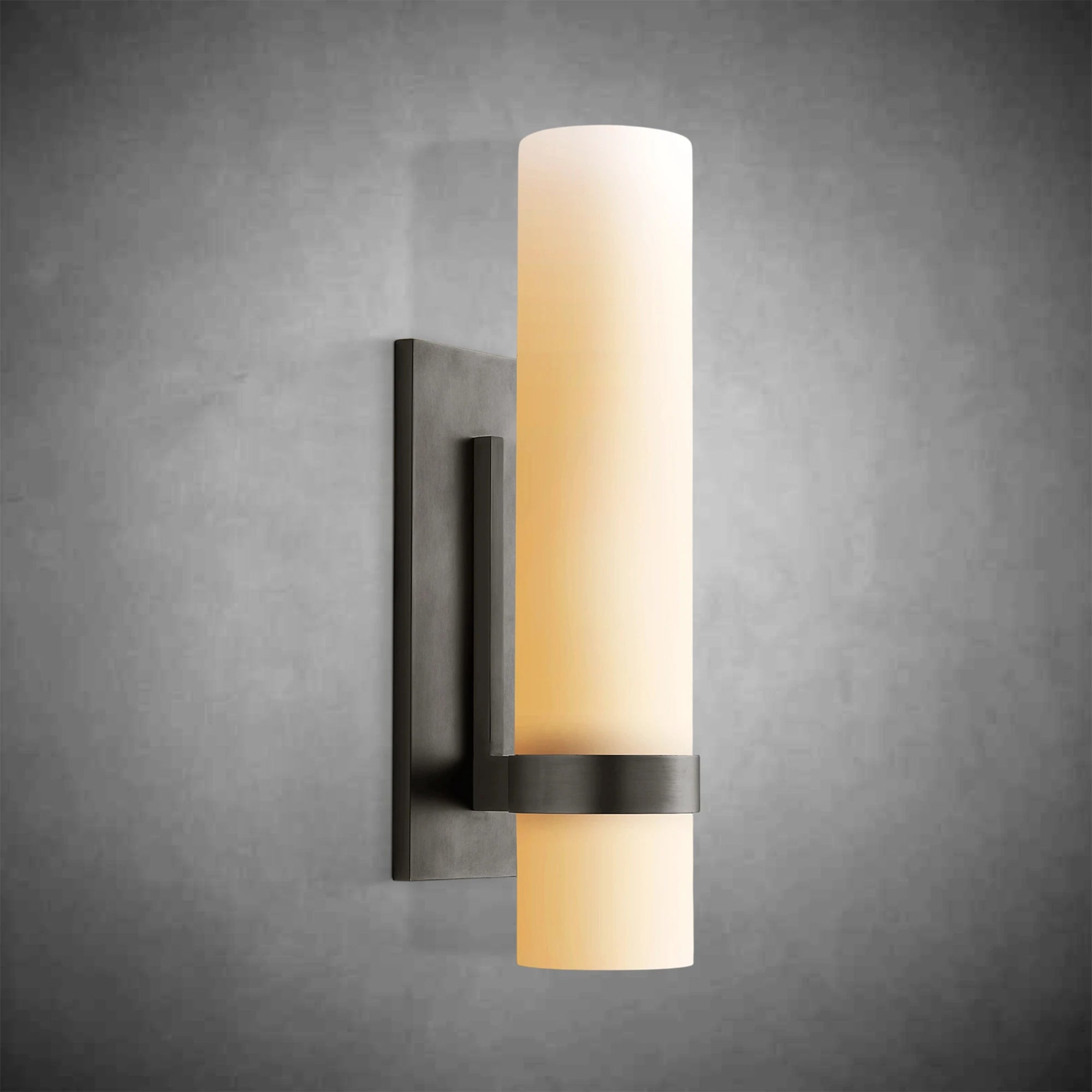 Ravel Milk Glass Sconce