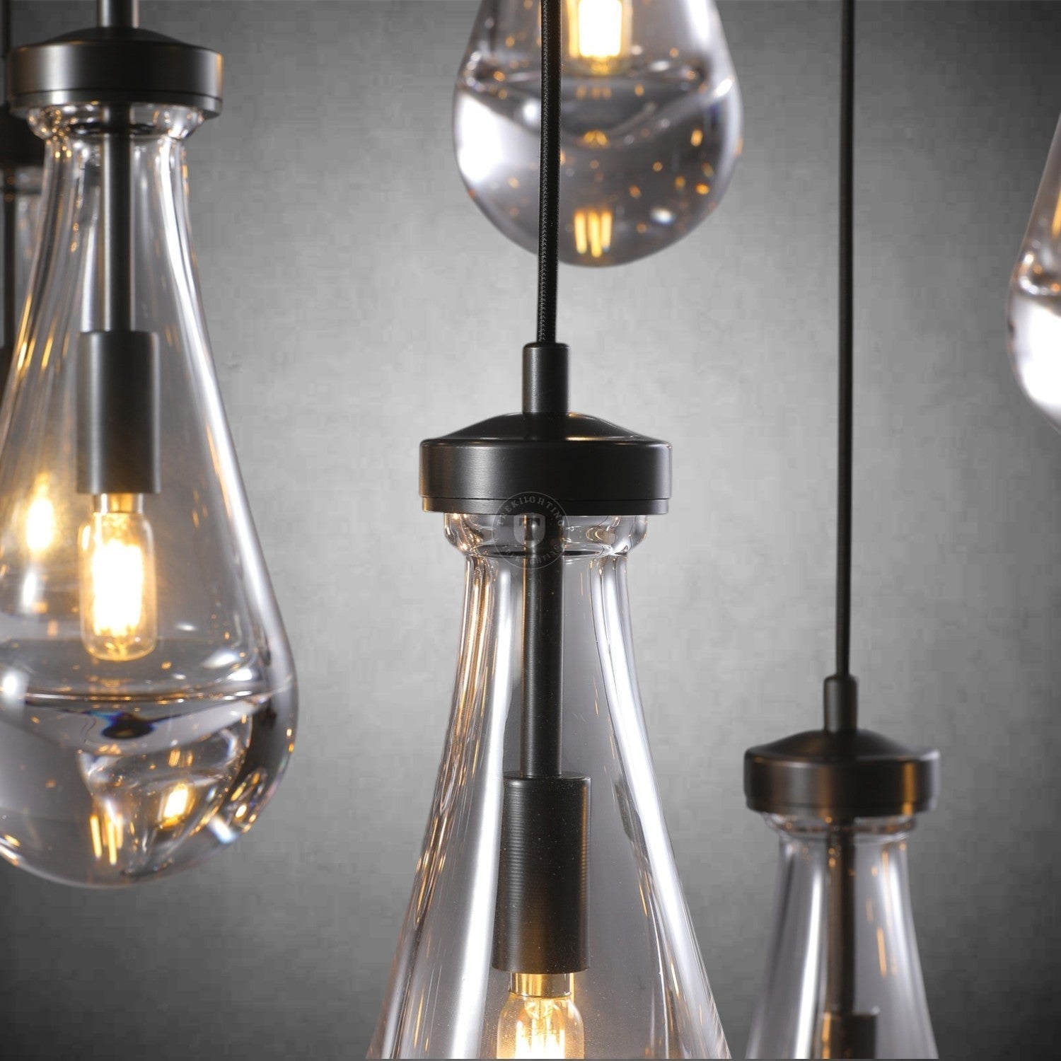 Raindrop Rectangular Chandelier