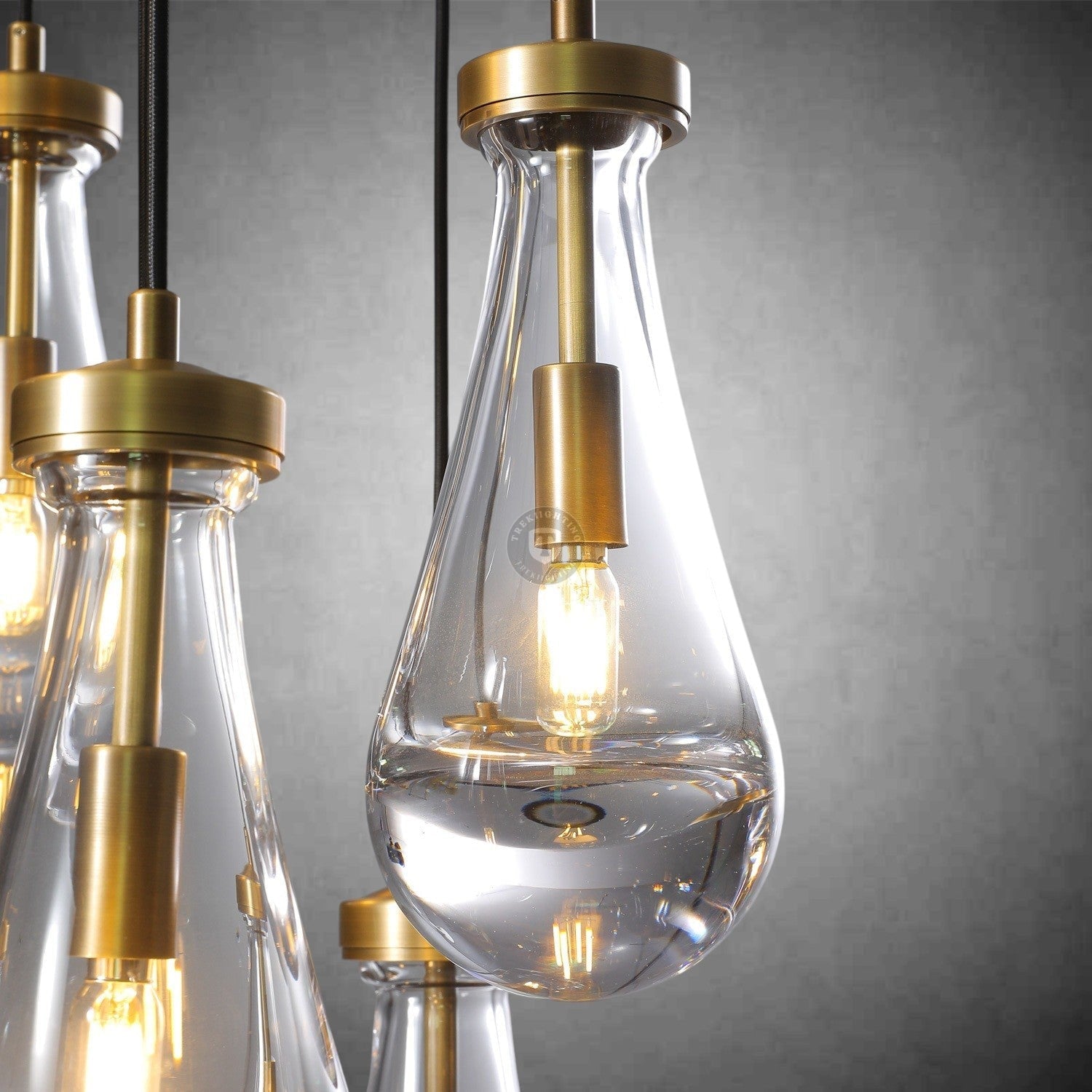 Raindrop Round Chandelier