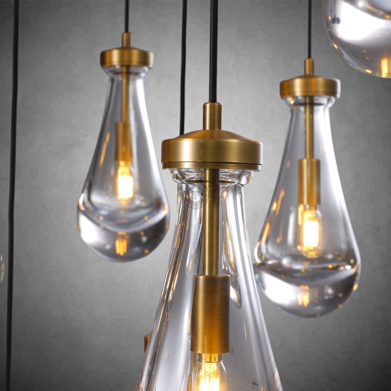 Raindrop Round Chandelier