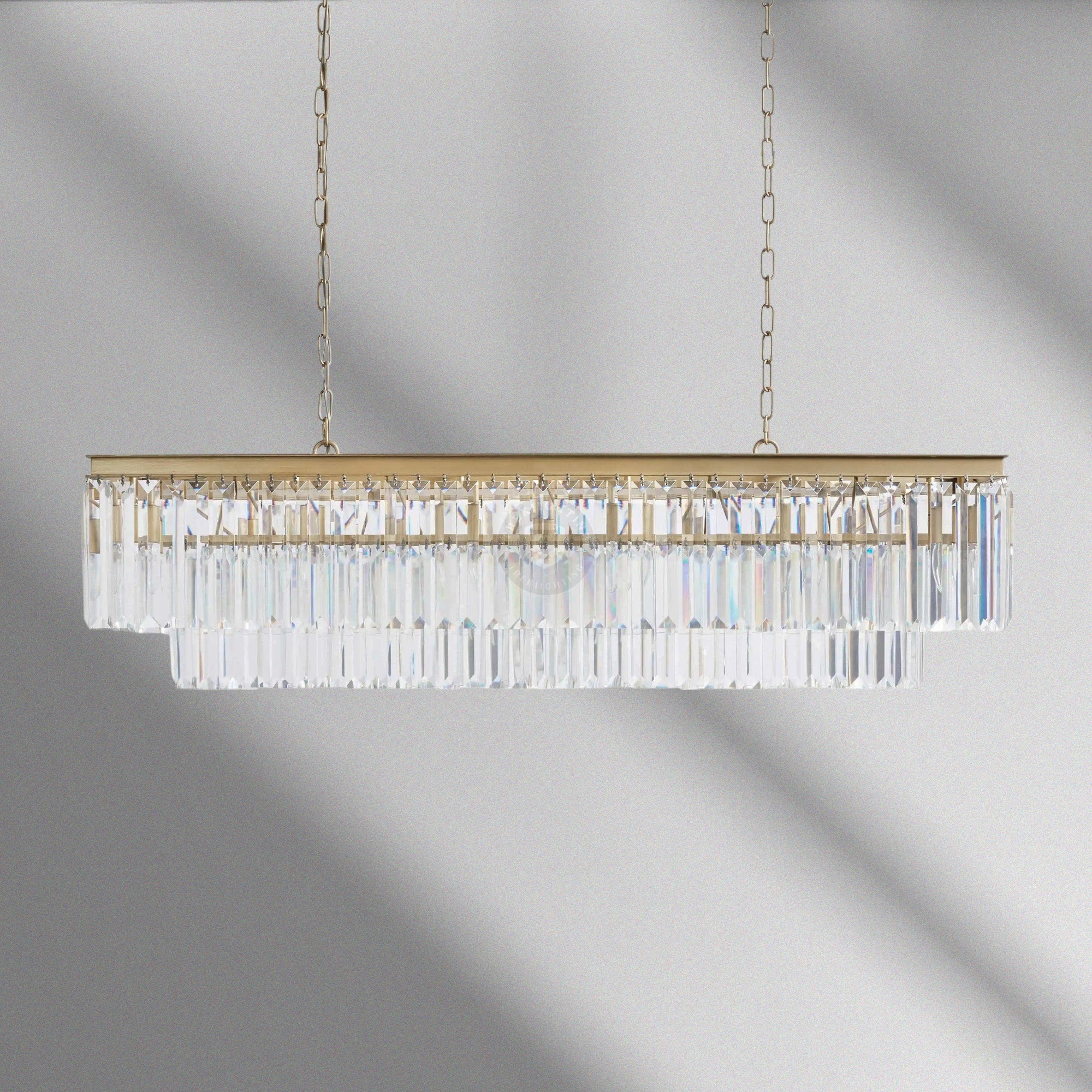 Leyland Tiered Rectangular Chandelier