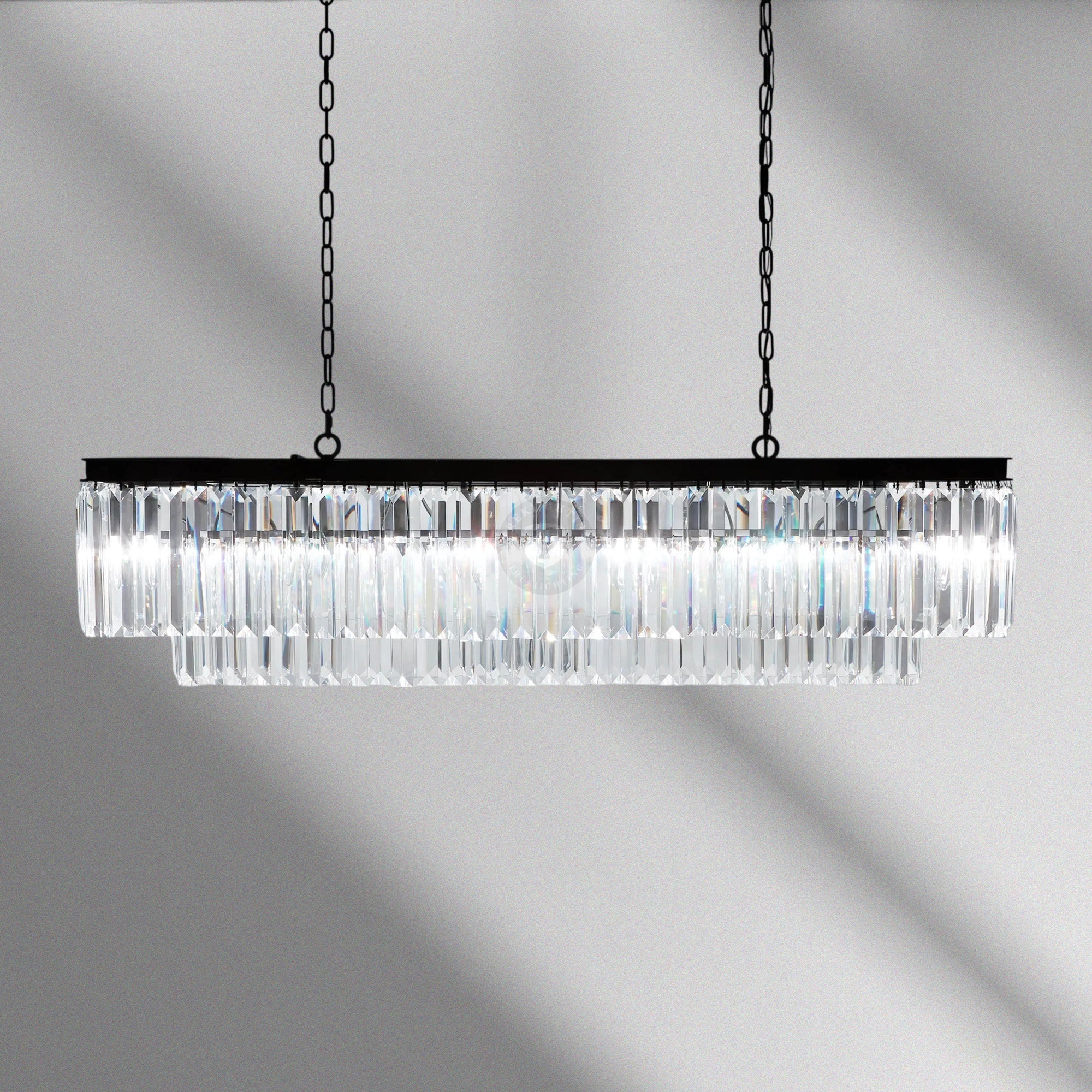 Leyland Tiered Rectangular Chandelier