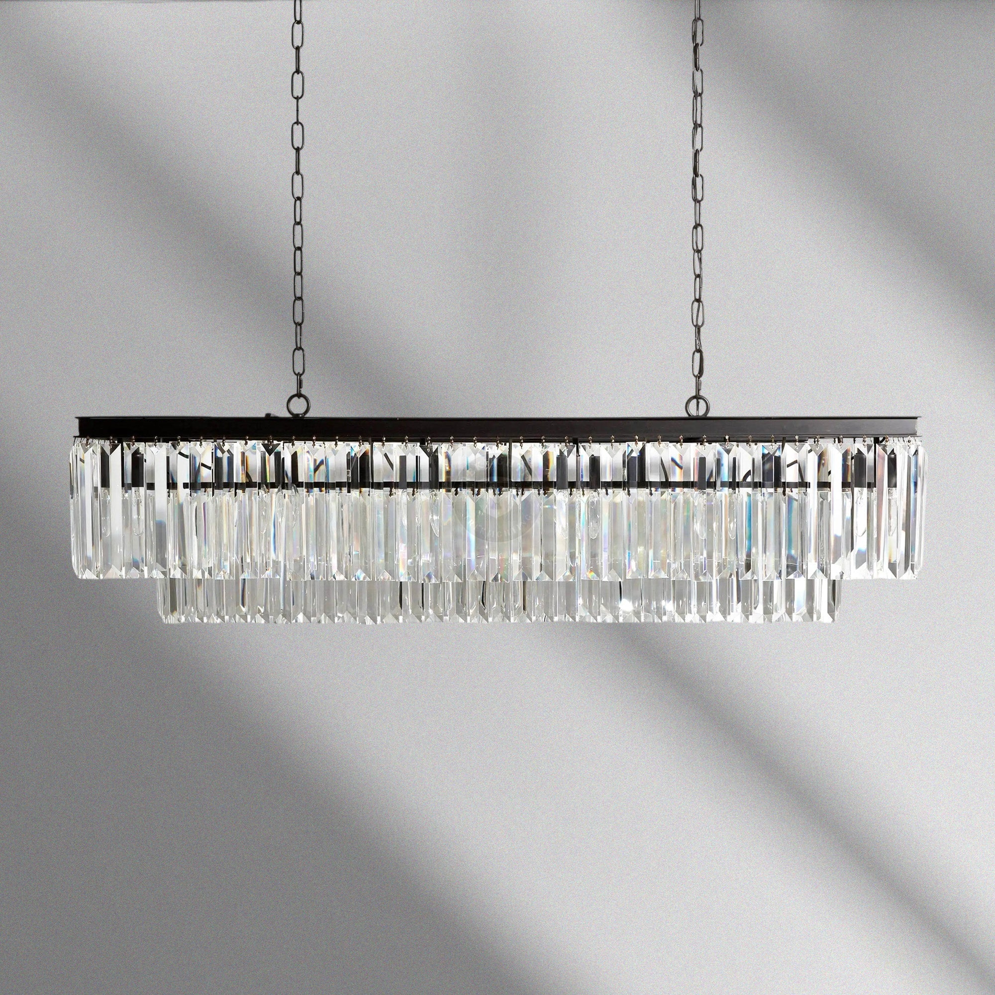 Leyland Tiered Rectangular Chandelier