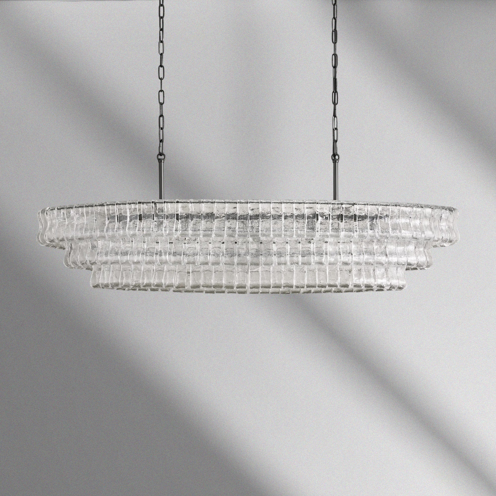 Ghiaccio Oval Chandelier
