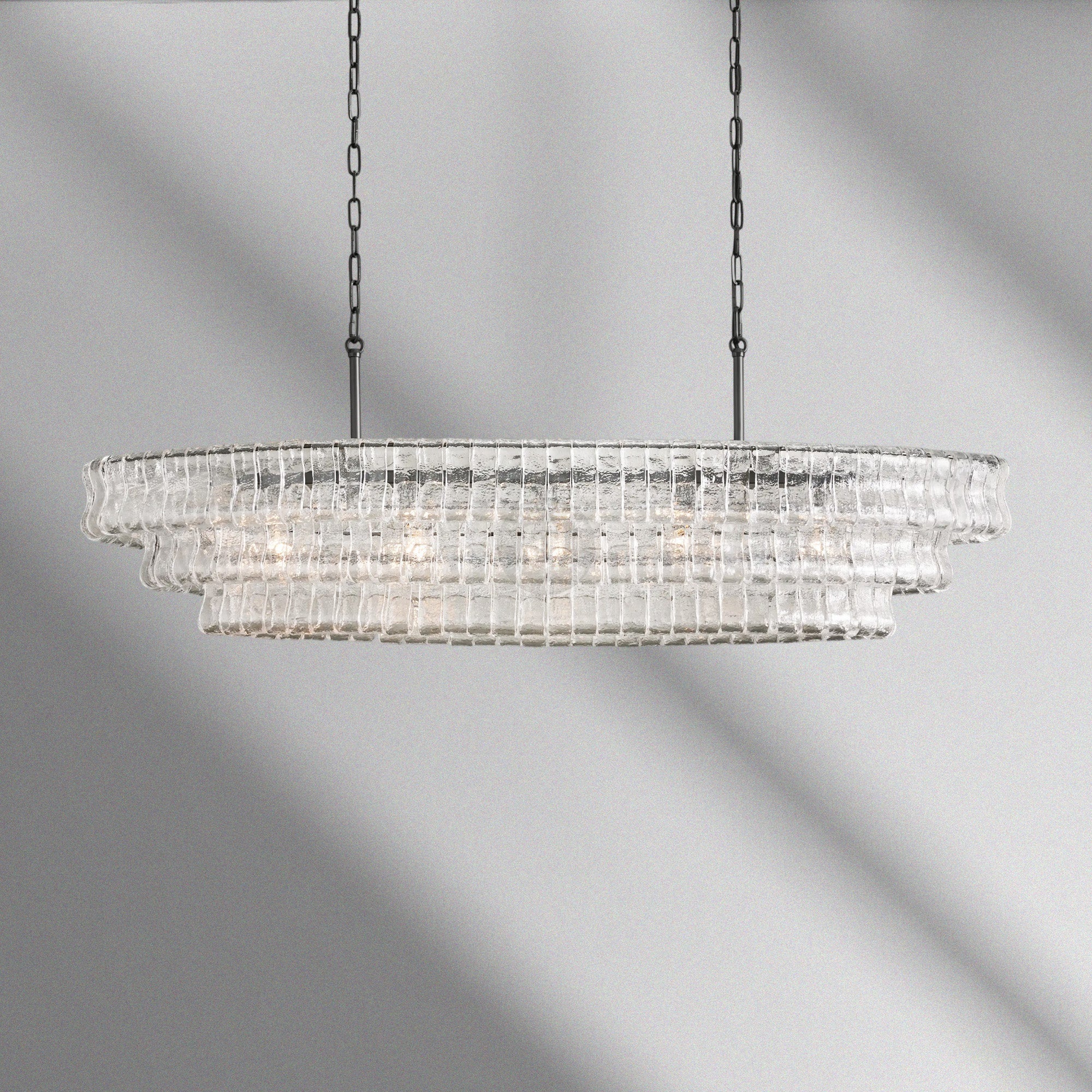 Ghiaccio Oval Chandelier