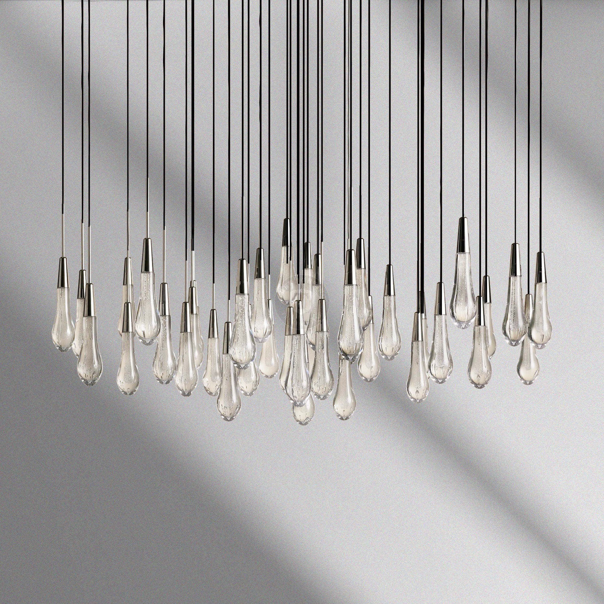 Soltaire Round Chandelier 17“ 24" 36“ 48“ 58“