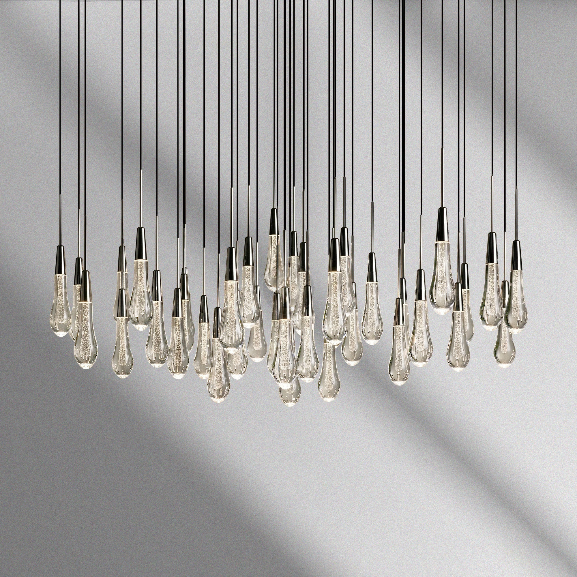 Soltaire Round Chandelier 17“ 24" 36“ 48“ 58“