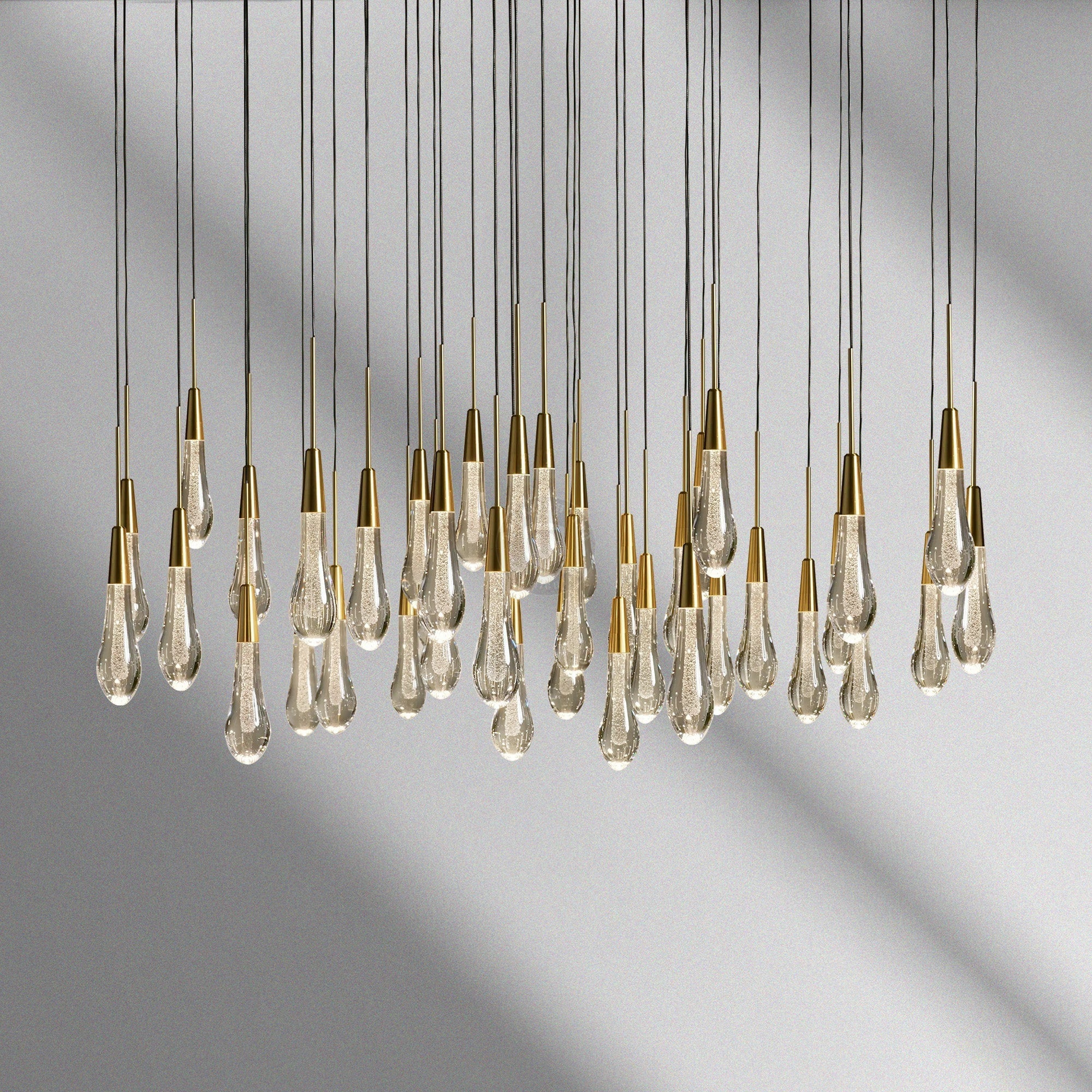 Soltaire Round Chandelier 17“ 24" 36“ 48“ 58“