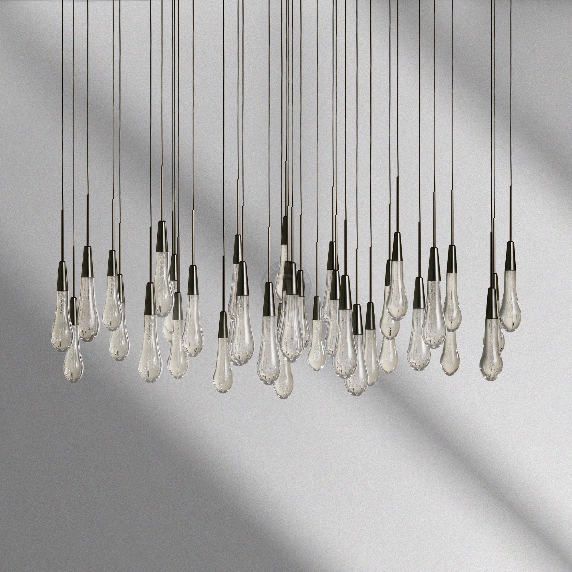 Soltaire Round Chandelier 17“ 24" 36“ 48“ 58“