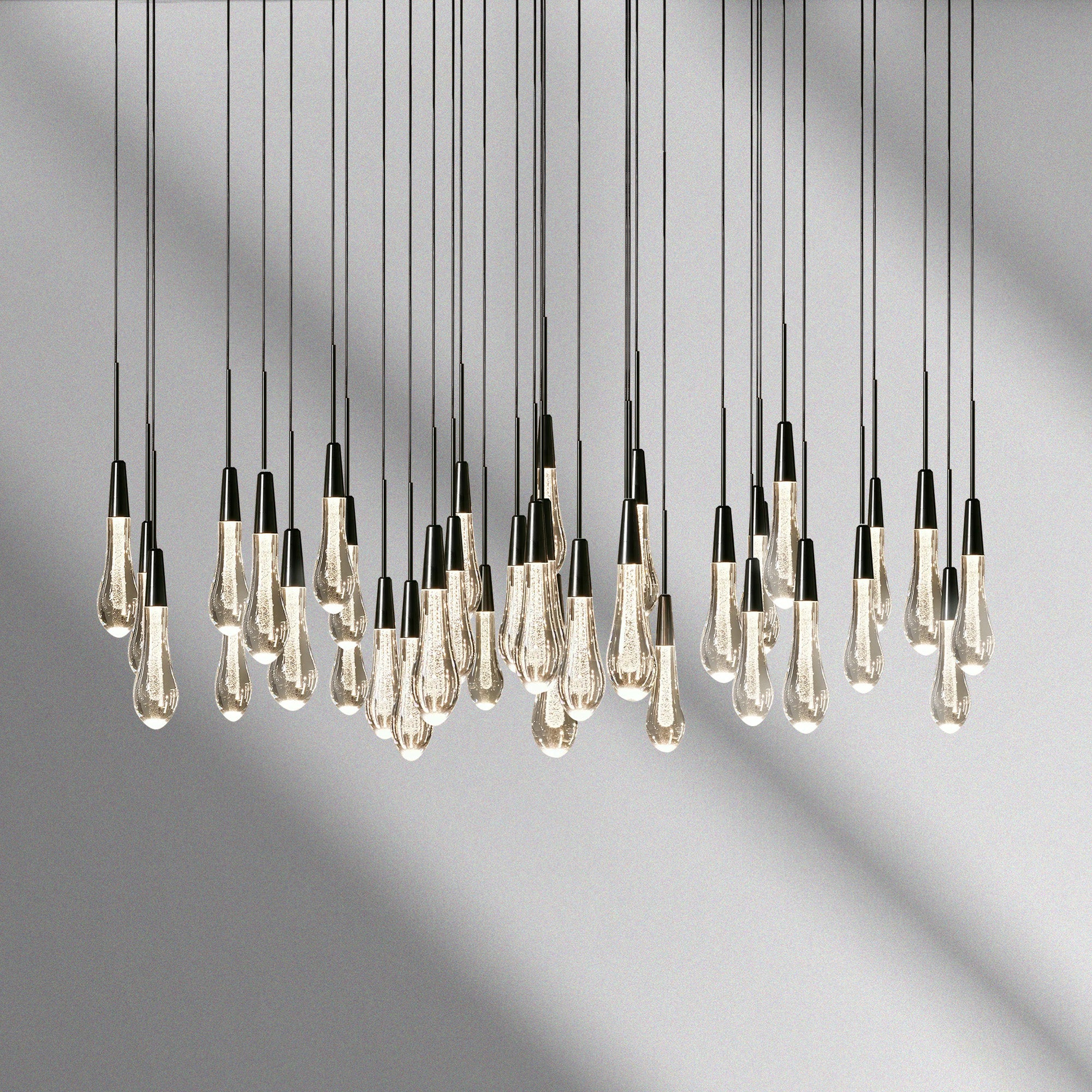 Soltaire Round Chandelier 17“ 24" 36“ 48“ 58“