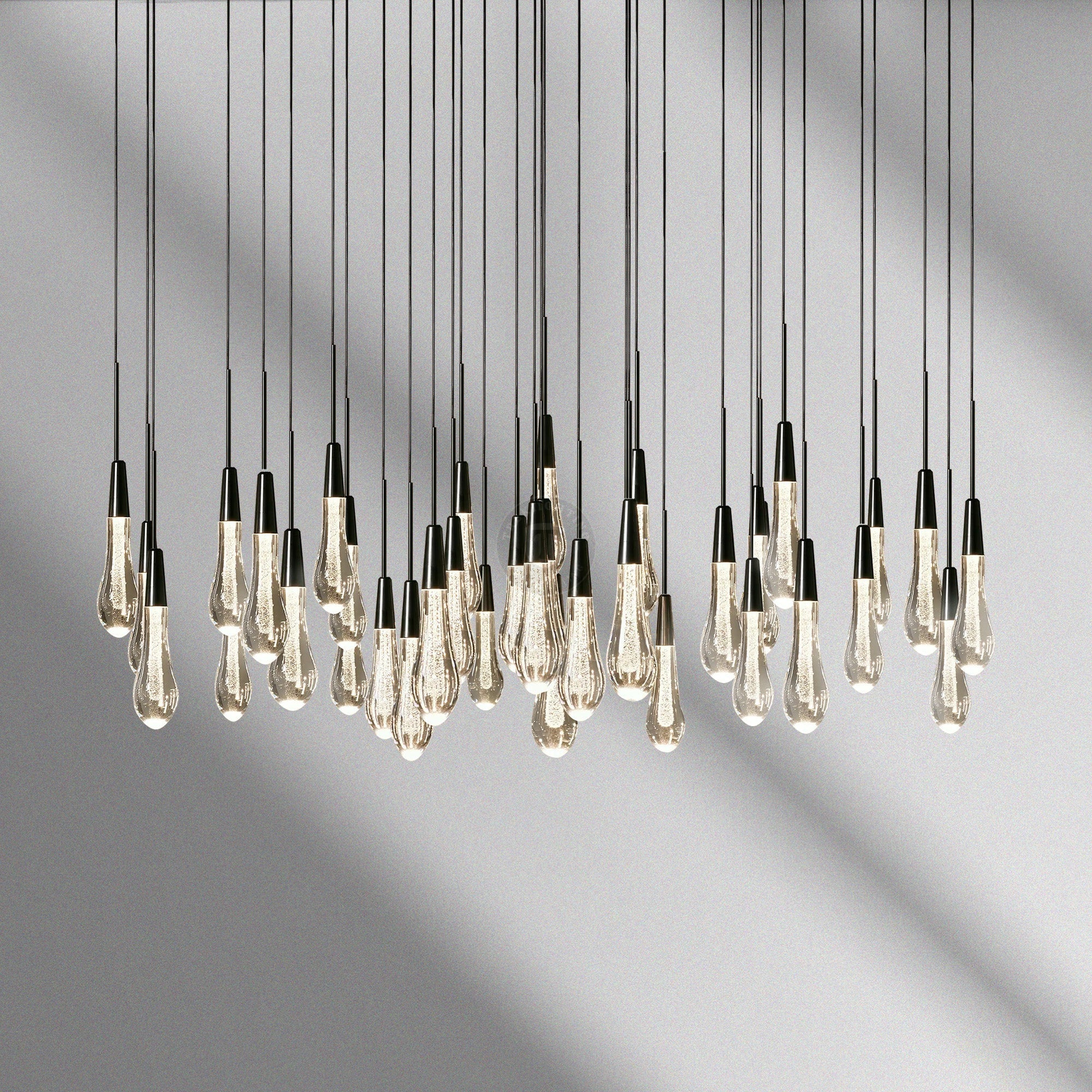 Soltaire Round Chandelier 17“ 24" 36“ 48“ 58“