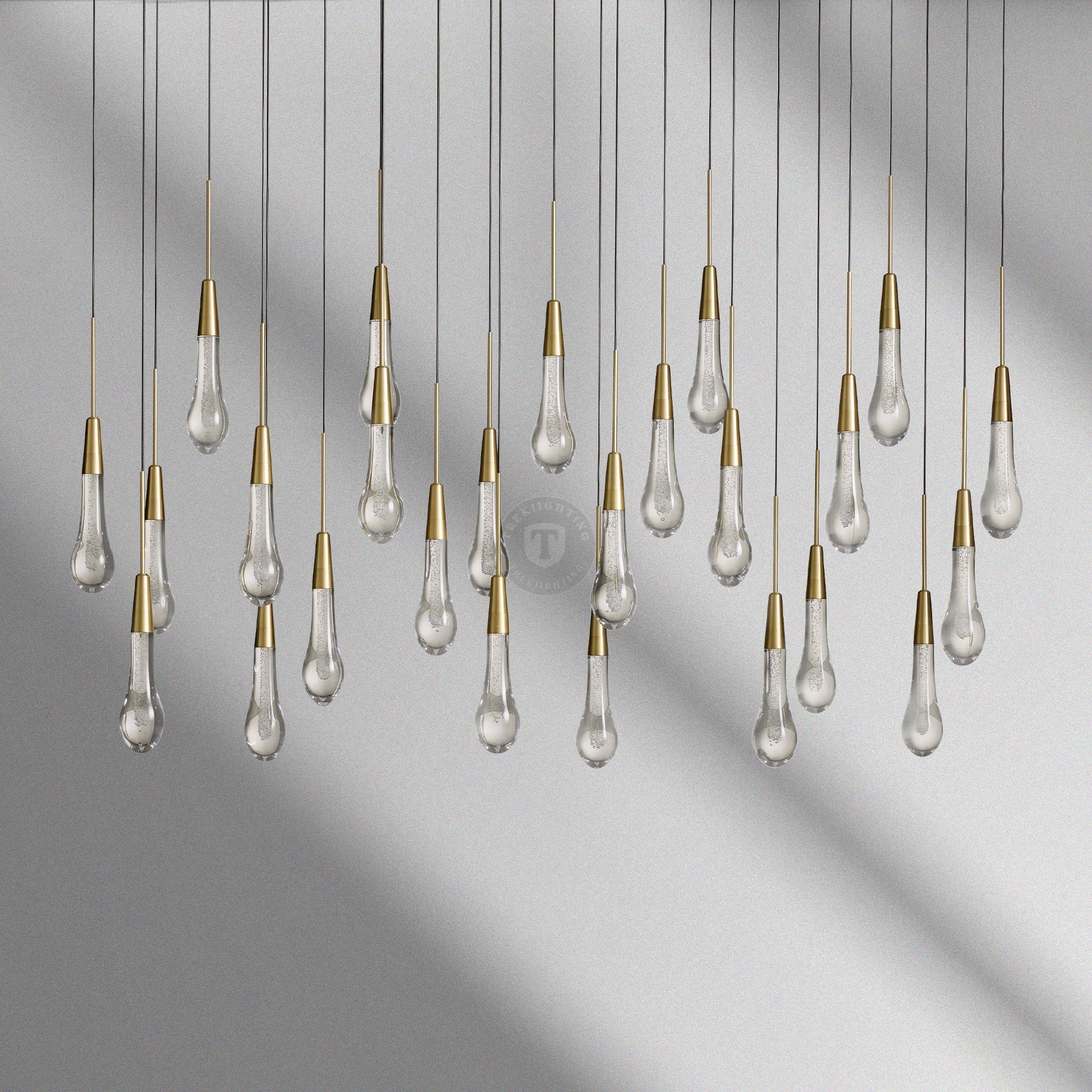 Soltaire Linear Chandelier 37“ 50” 60“ 70 87” 120“