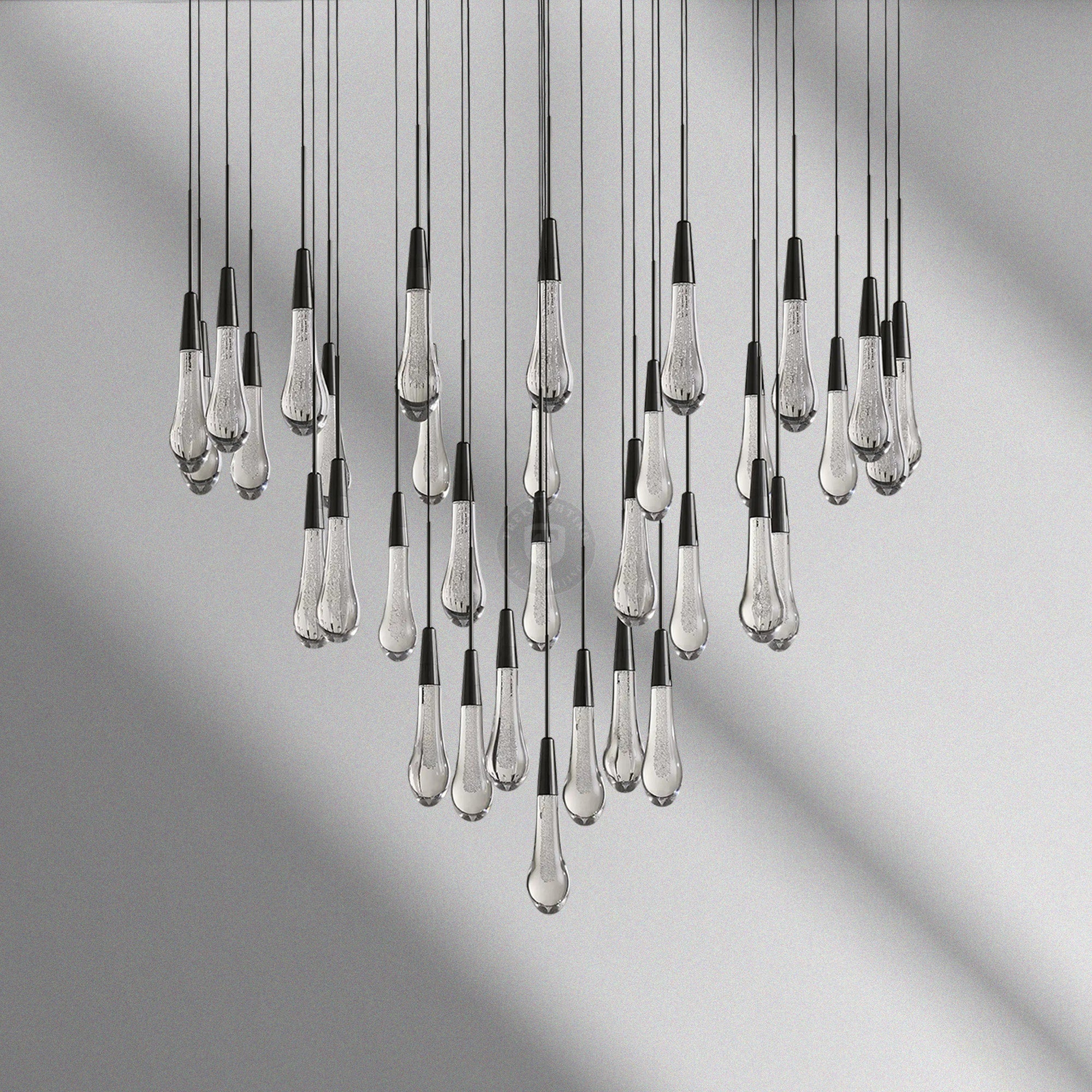 Soltaire Round Chandelier 17“ 24" 36“ 48“ 58“