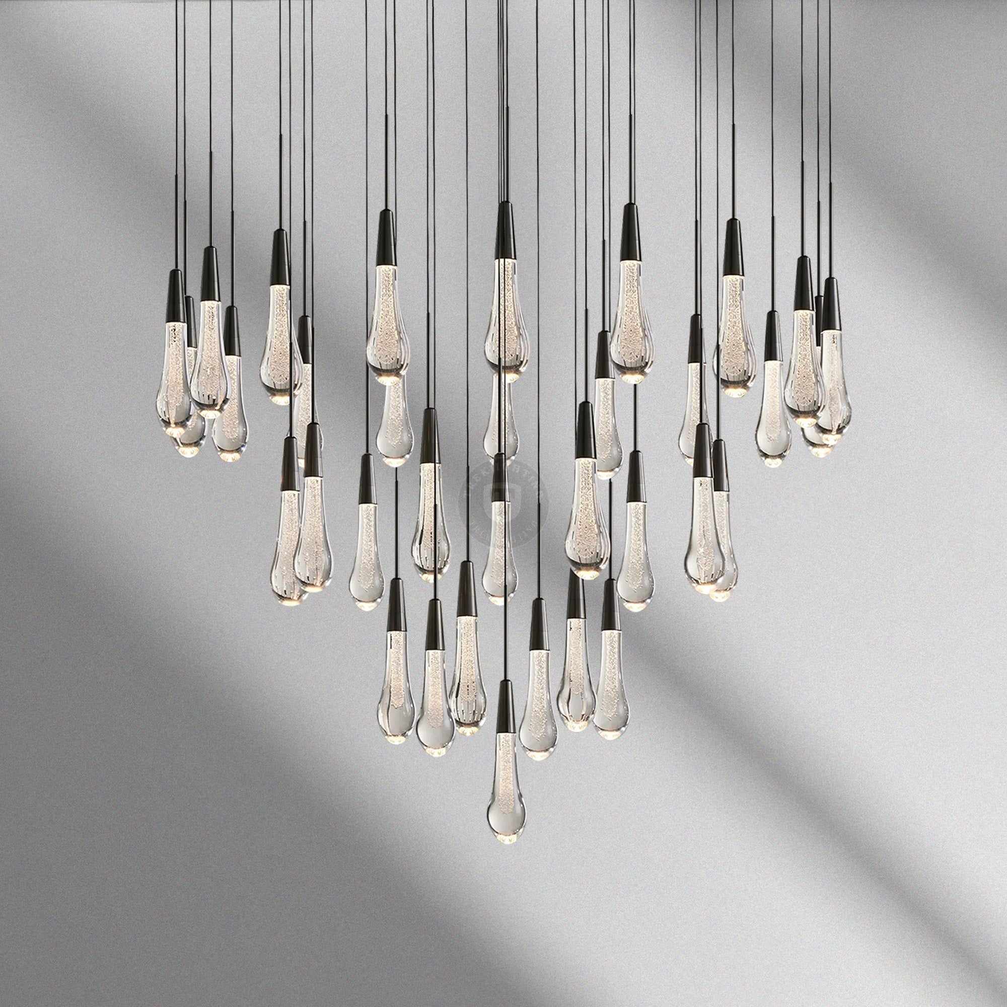 Soltaire Round Chandelier 17“ 24" 36“ 48“ 58“