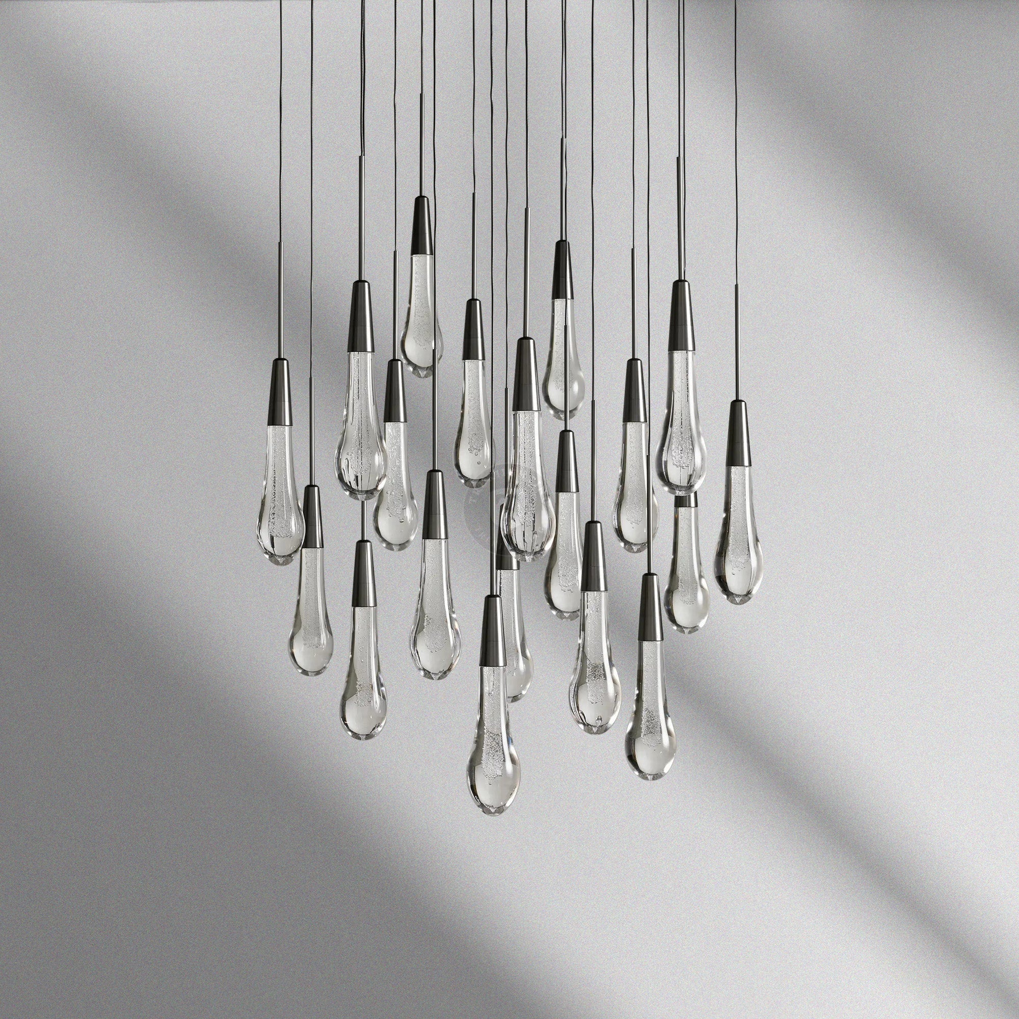 Soltaire Round Chandelier 17“ 24" 36“ 48“ 58“