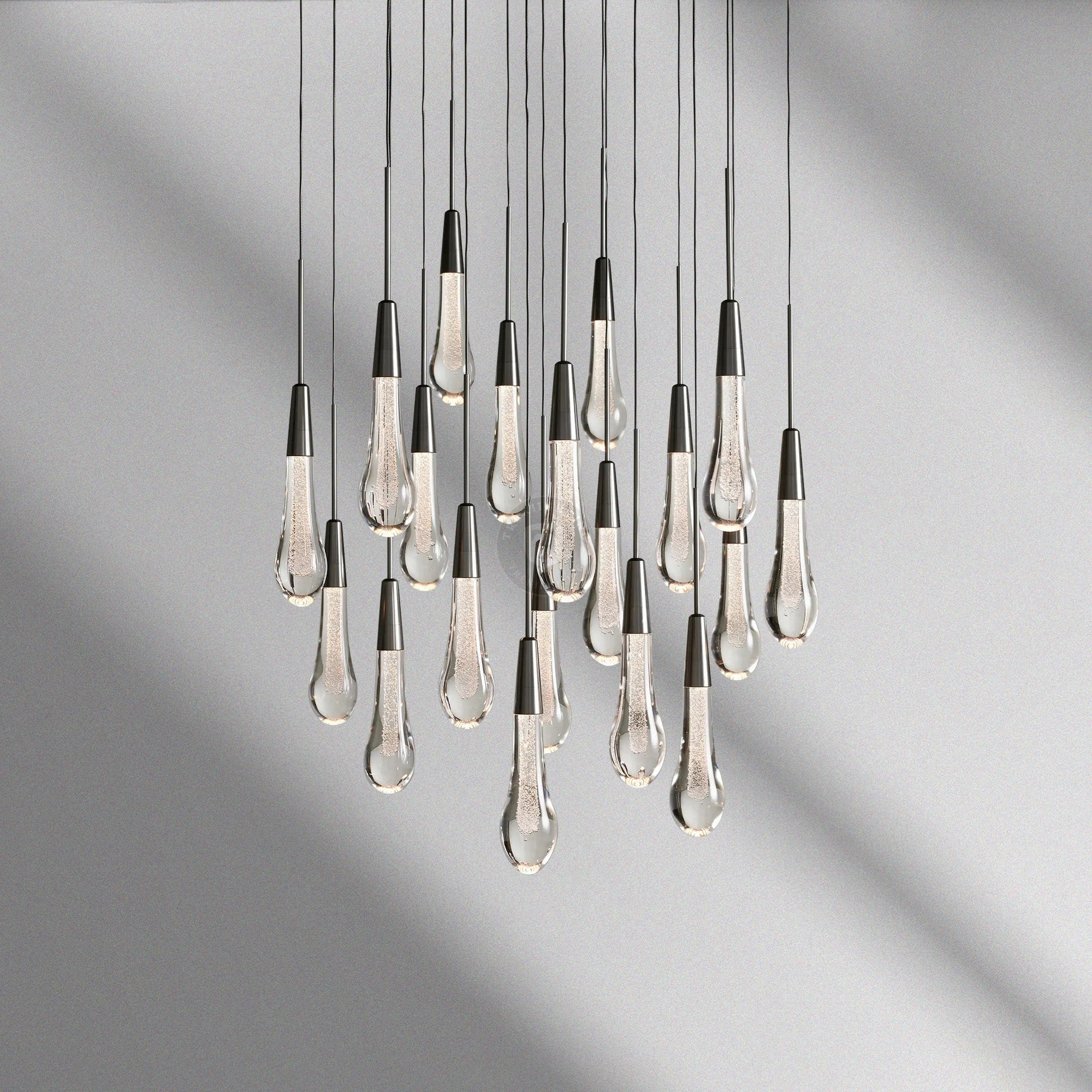 Soltaire Round Chandelier 17“ 24" 36“ 48“ 58“