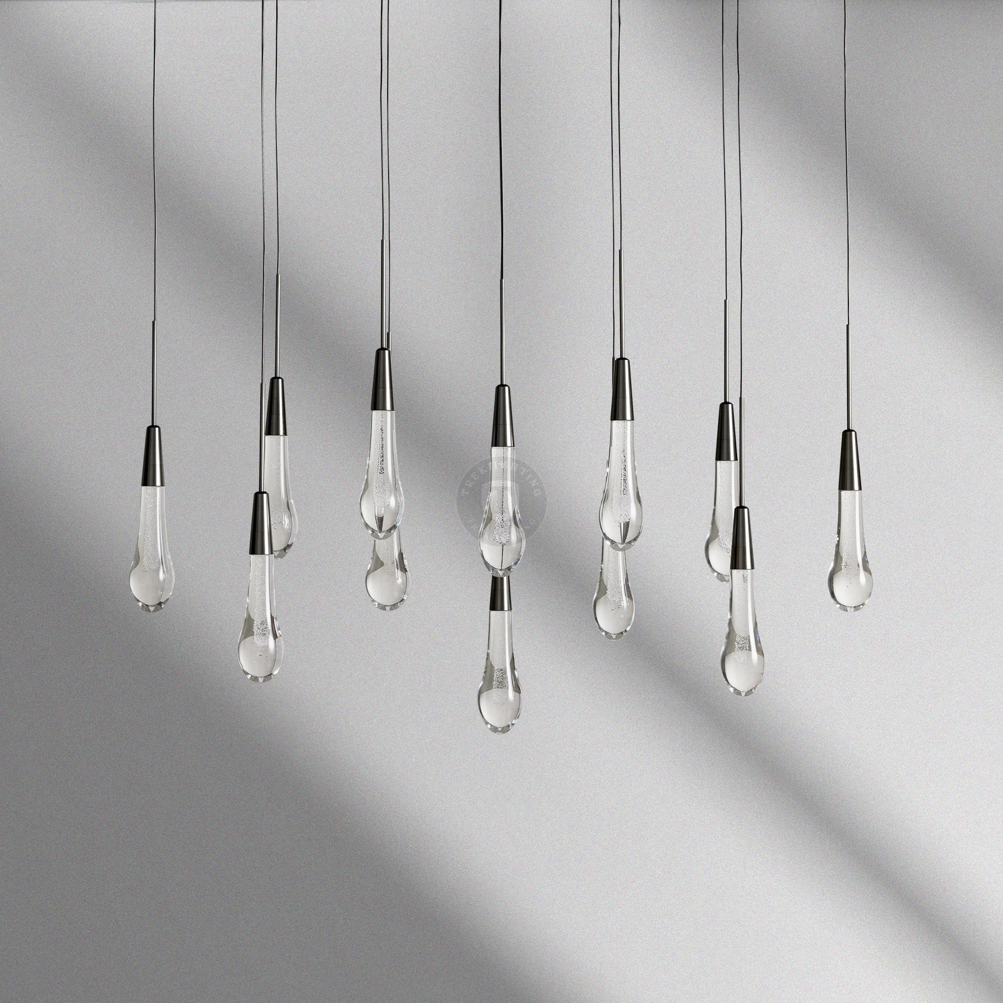 Soltaire Linear Chandelier 37“ 50” 60“ 70 87” 120“