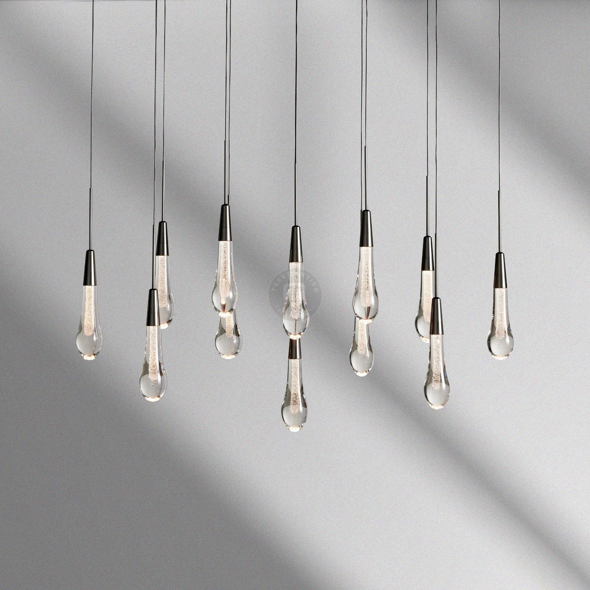 Soltaire Linear Chandelier 37“ 50” 60“ 70 87” 120“