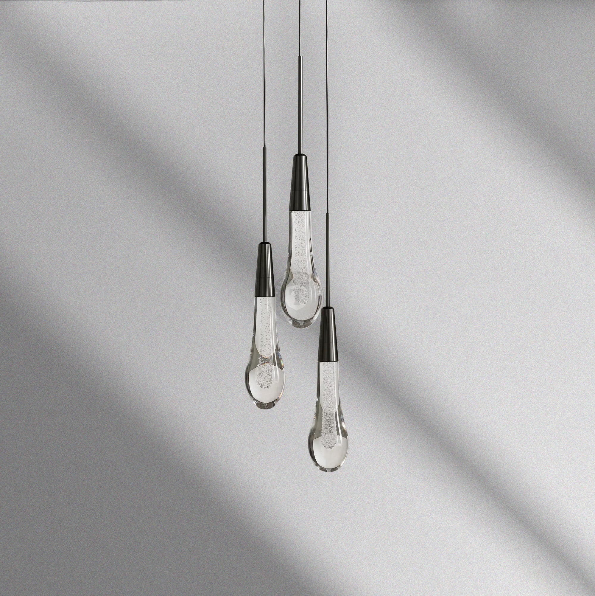 Soltaire Cluster Pendant