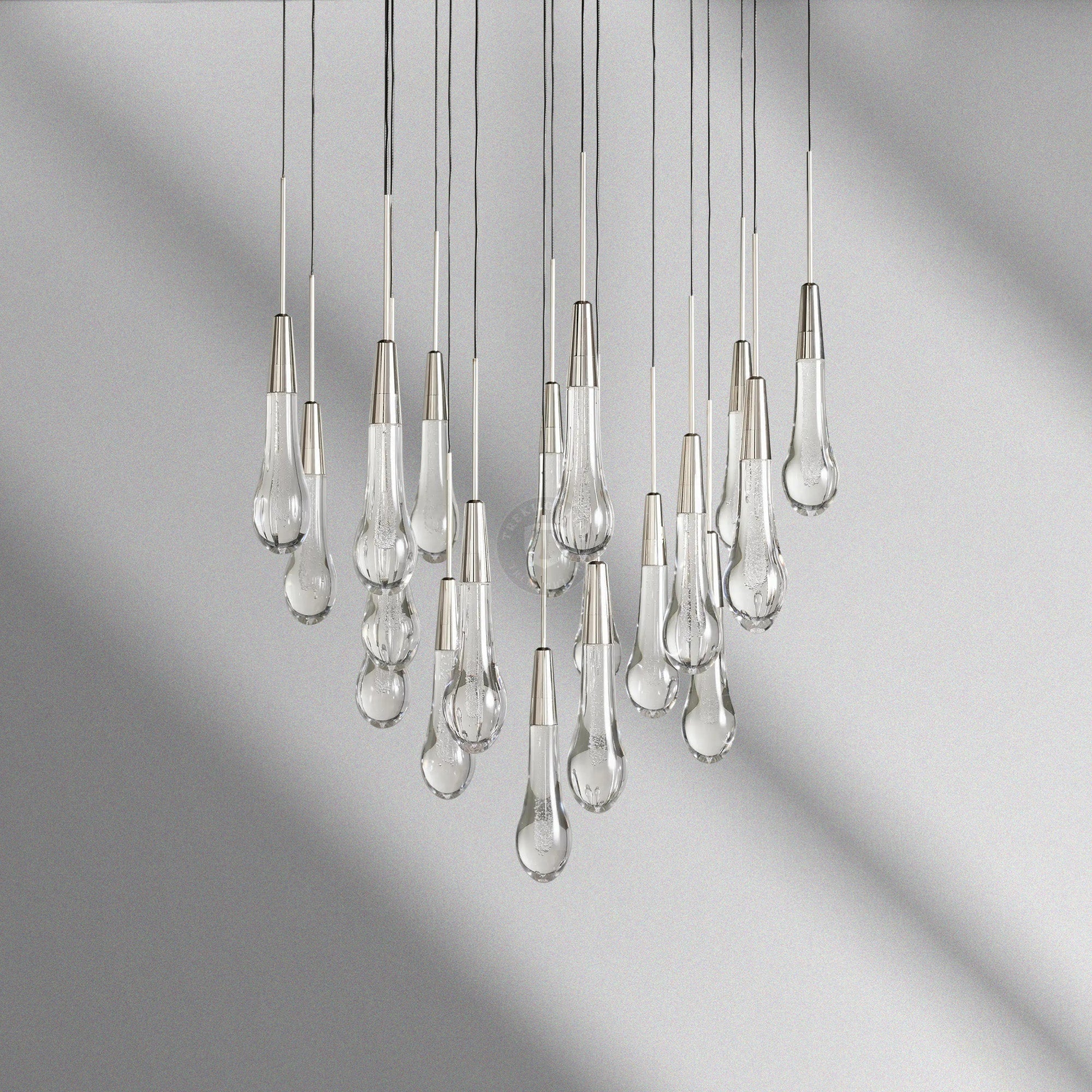 Soltaire Round Chandelier 17“ 24" 36“ 48“ 58“