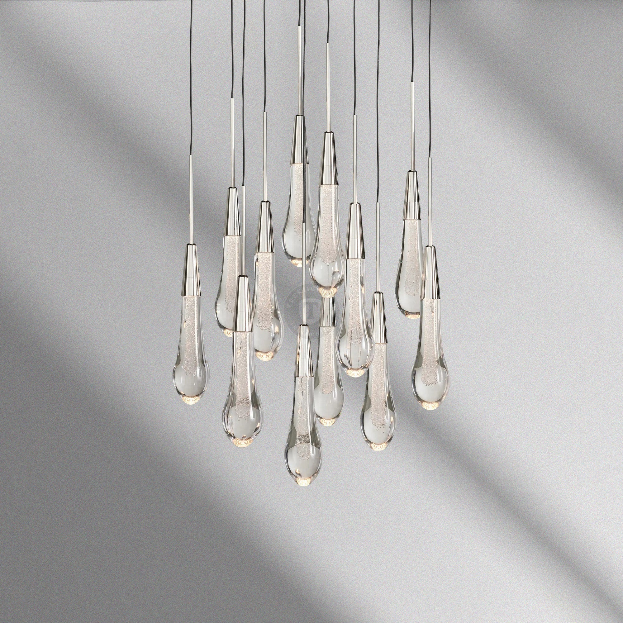 Soltaire Round Chandelier 17“ 24" 36“ 48“ 58“