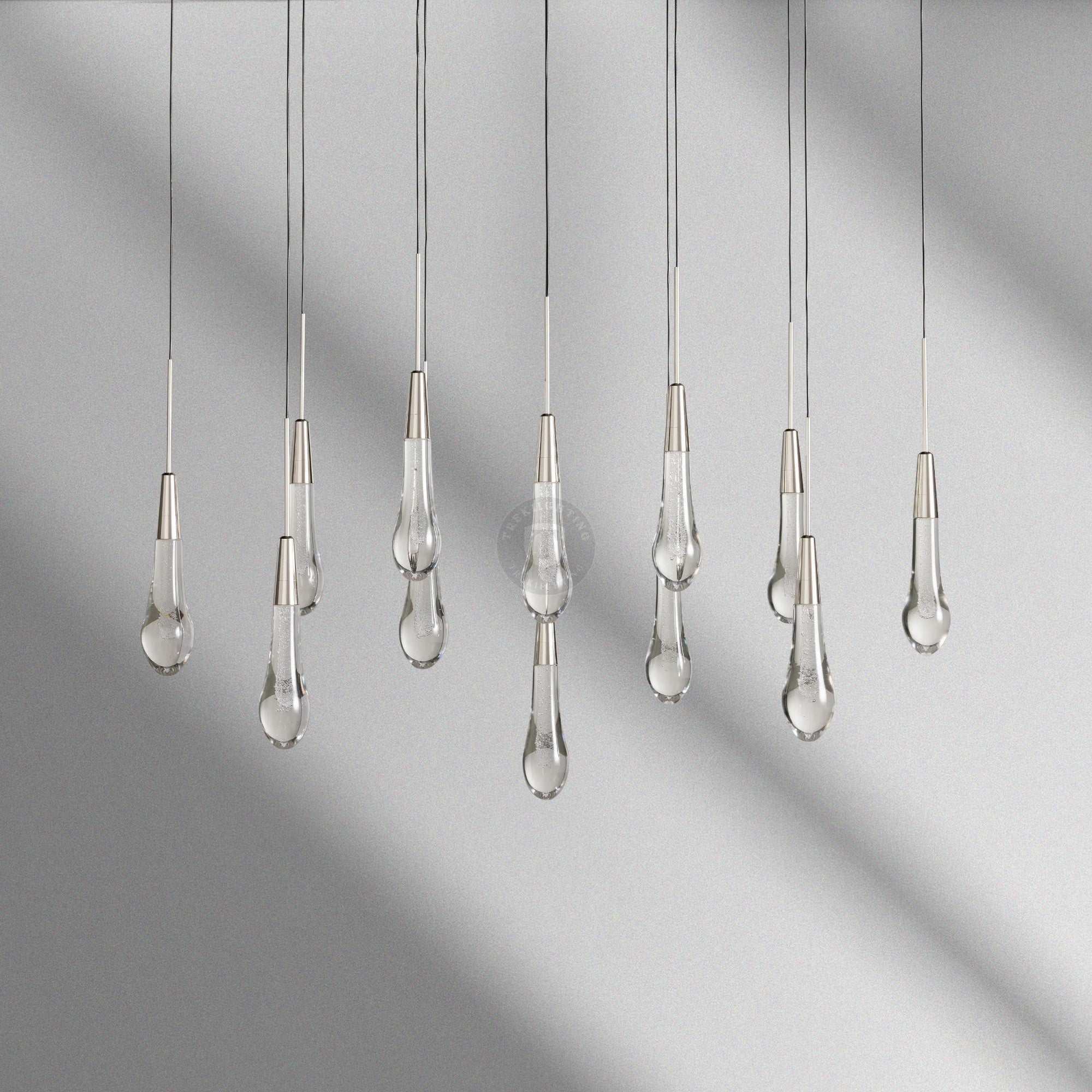 Soltaire Linear Chandelier 37“ 50” 60“ 70 87” 120“