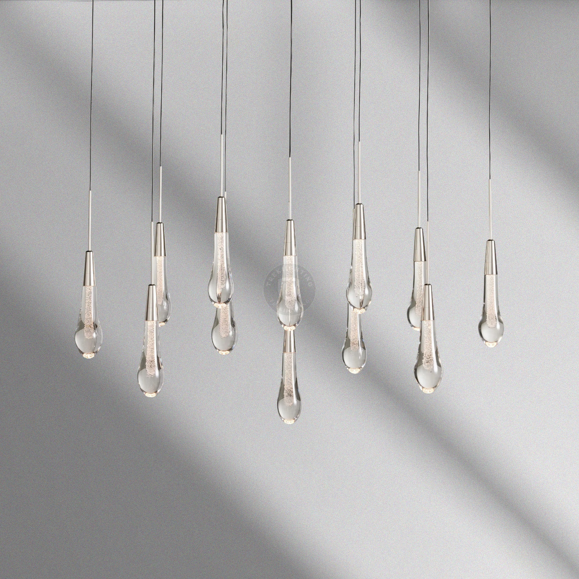 Soltaire Linear Chandelier 37“ 50” 60“ 70 87” 120“