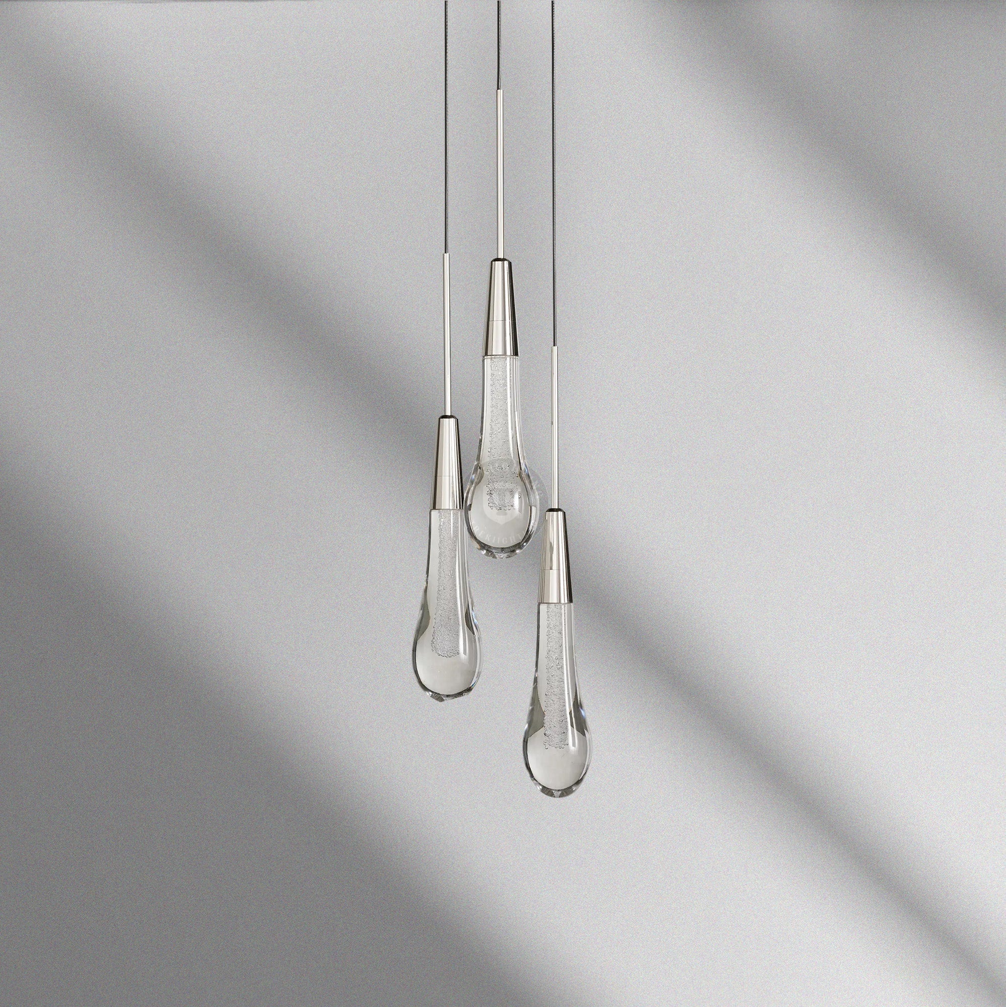 Soltaire Cluster Pendant