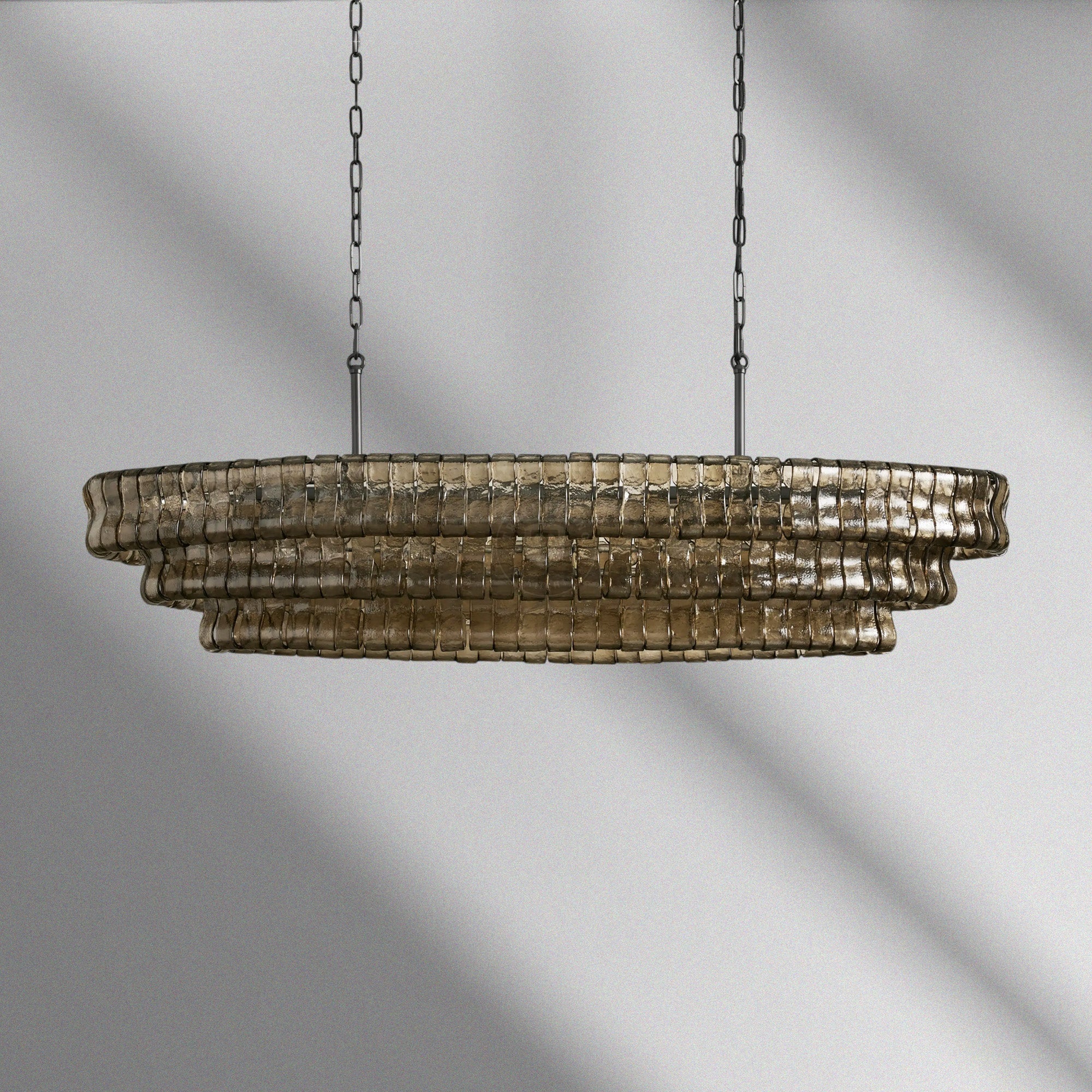 Ghiaccio Oval Chandelier