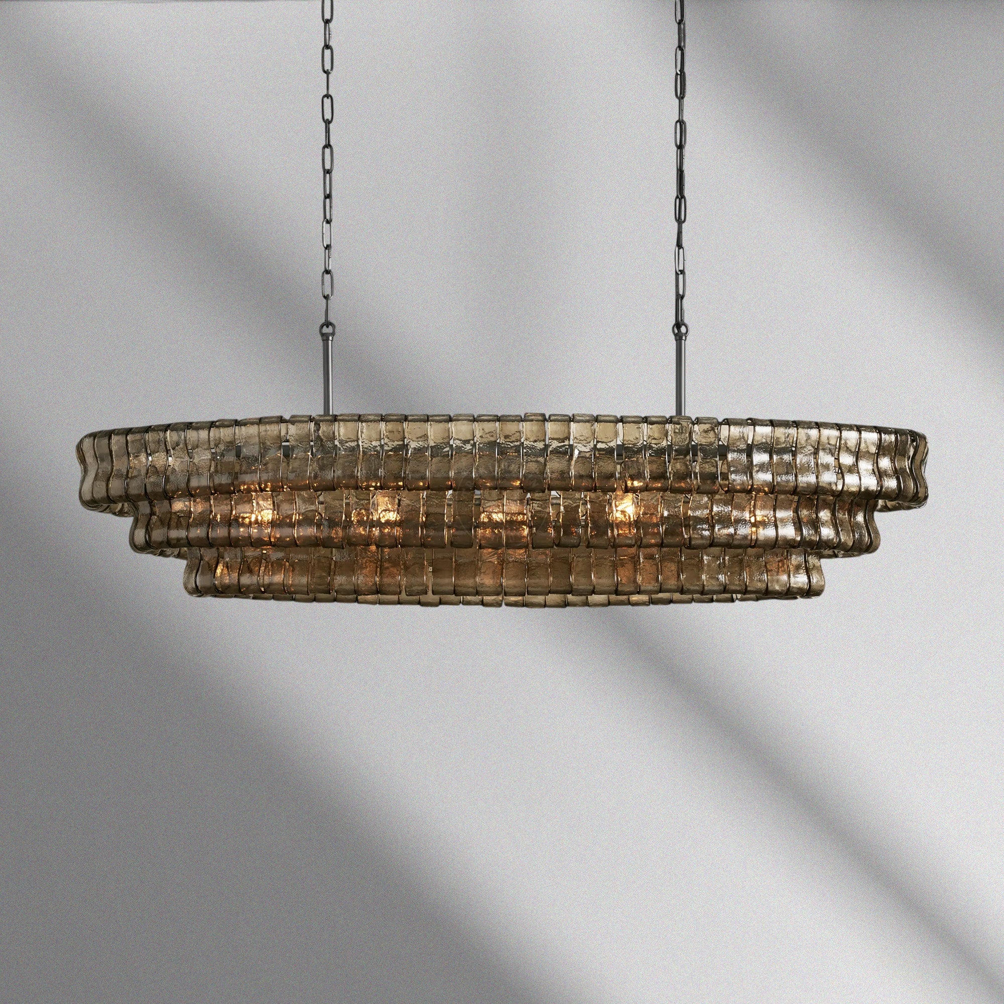 Ghiaccio Oval Chandelier