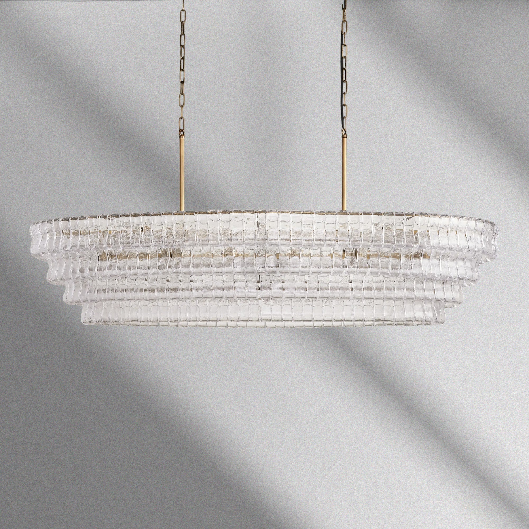 Ghiaccio Oval Chandelier