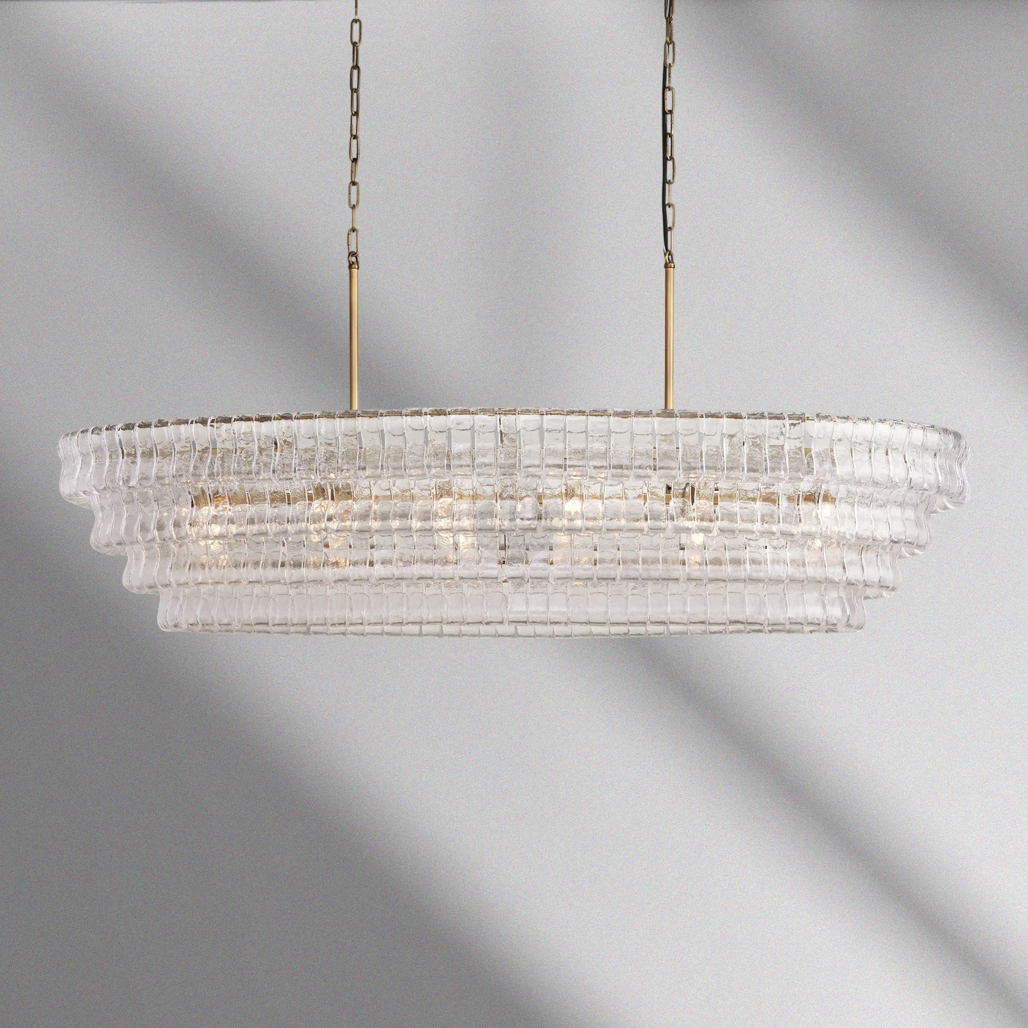 Ghiaccio Oval Chandelier