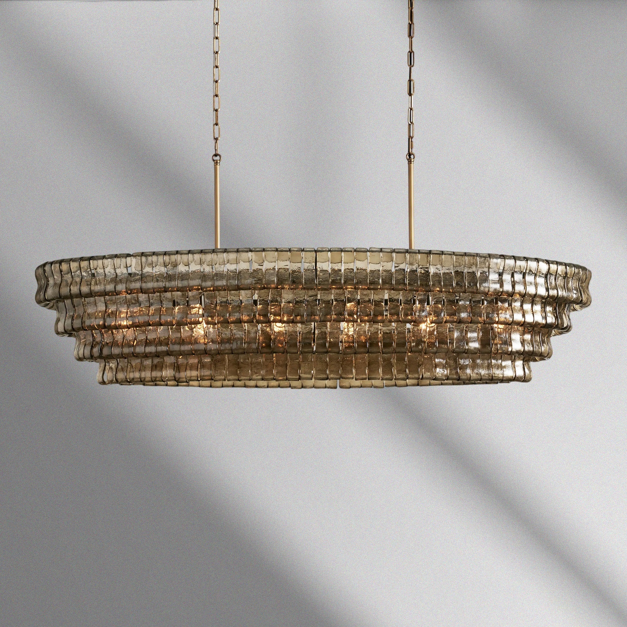 Ghiaccio Oval Chandelier