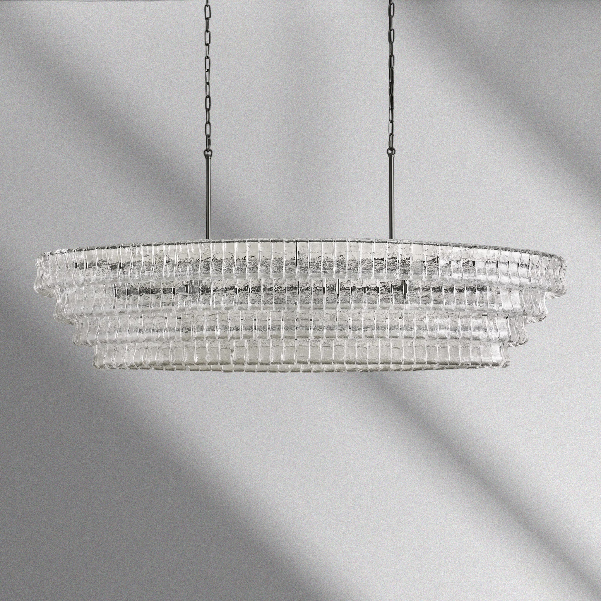 Ghiaccio Oval Chandelier