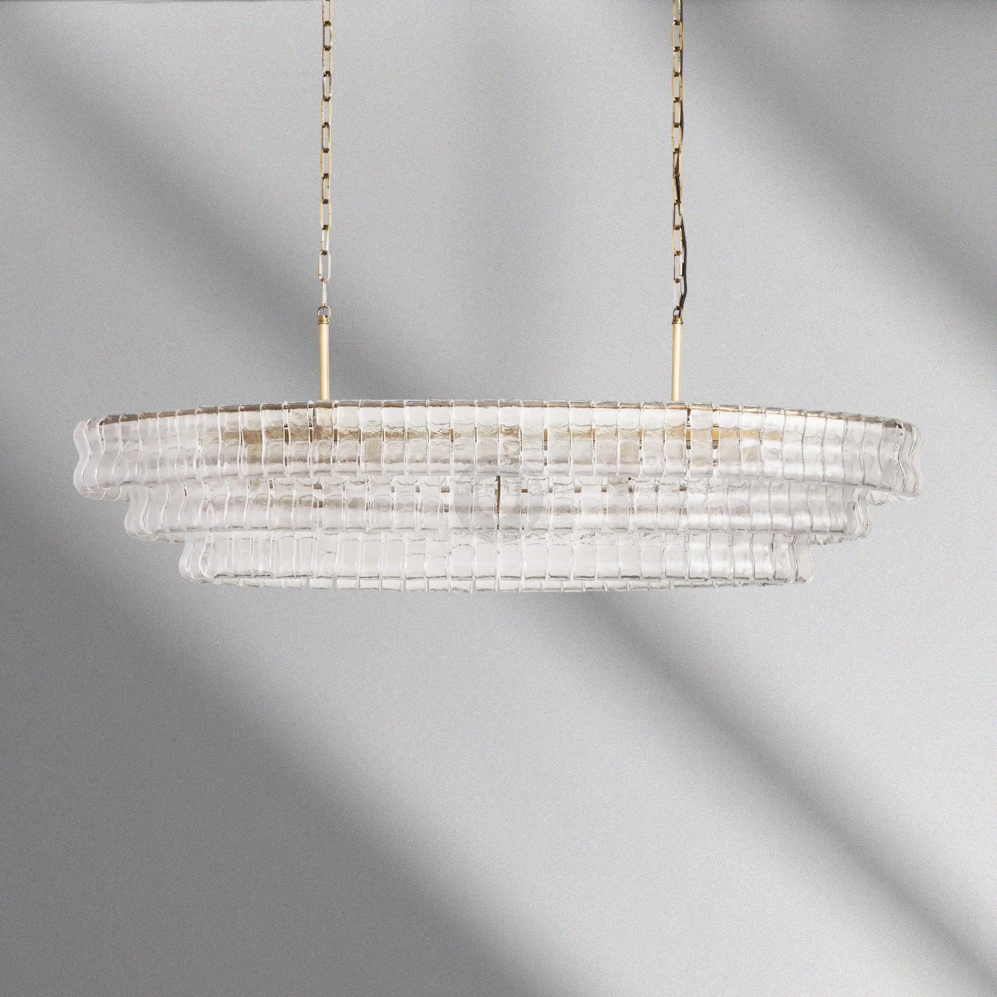 Ghiaccio Oval Chandelier