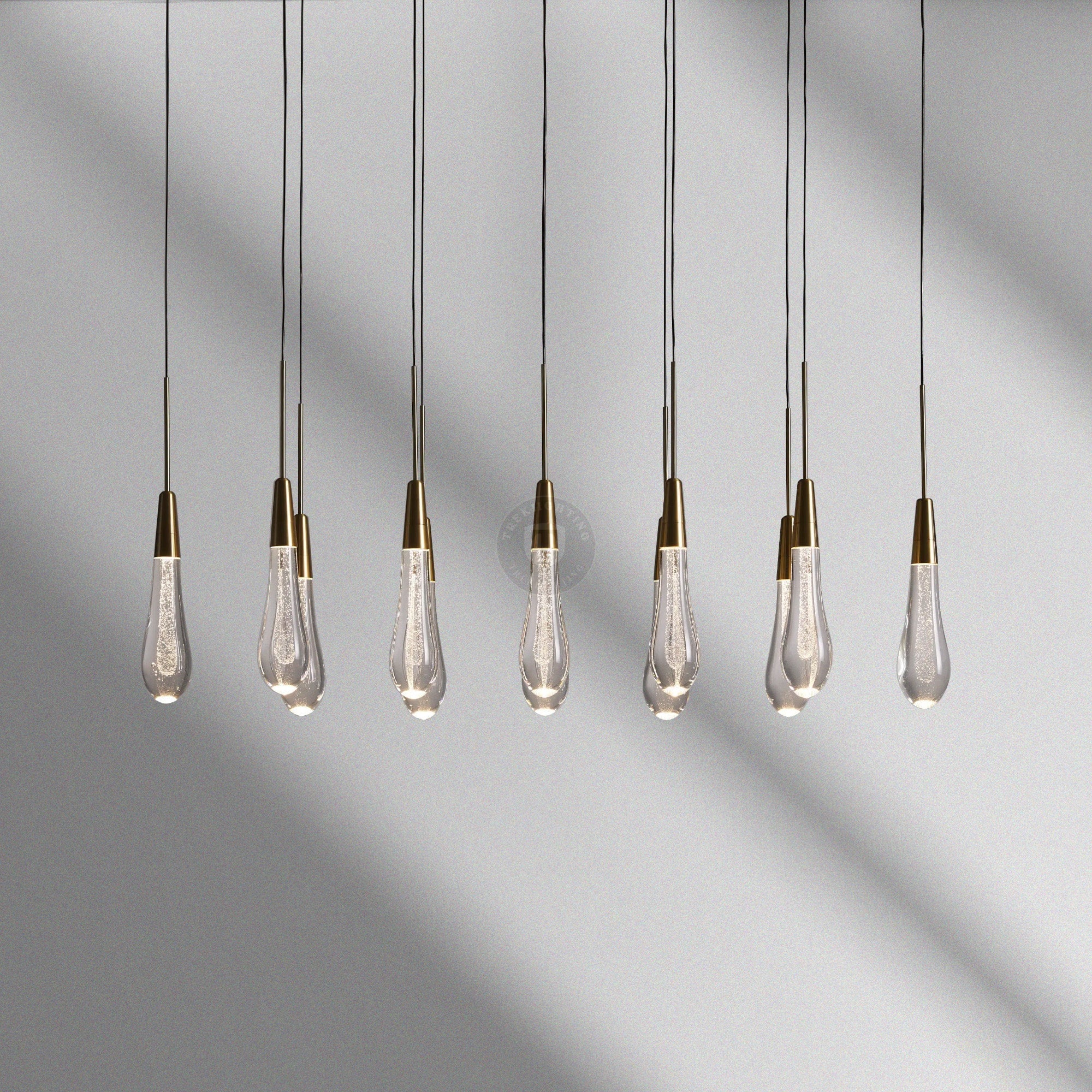 Soltaire Linear Chandelier 37“ 50” 60“ 70 87” 120“