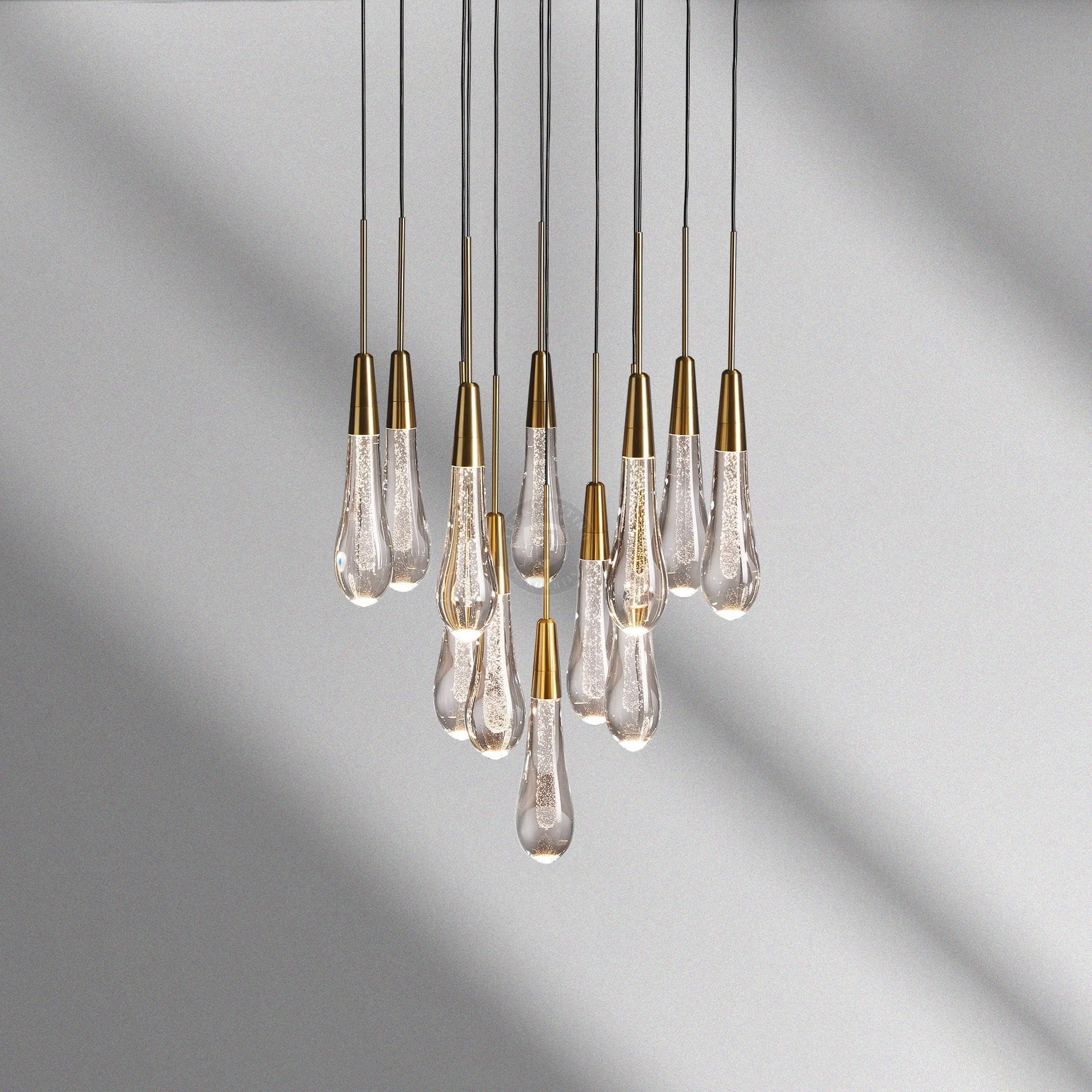 Soltaire Round Chandelier 17“ 24" 36“ 48“ 58“