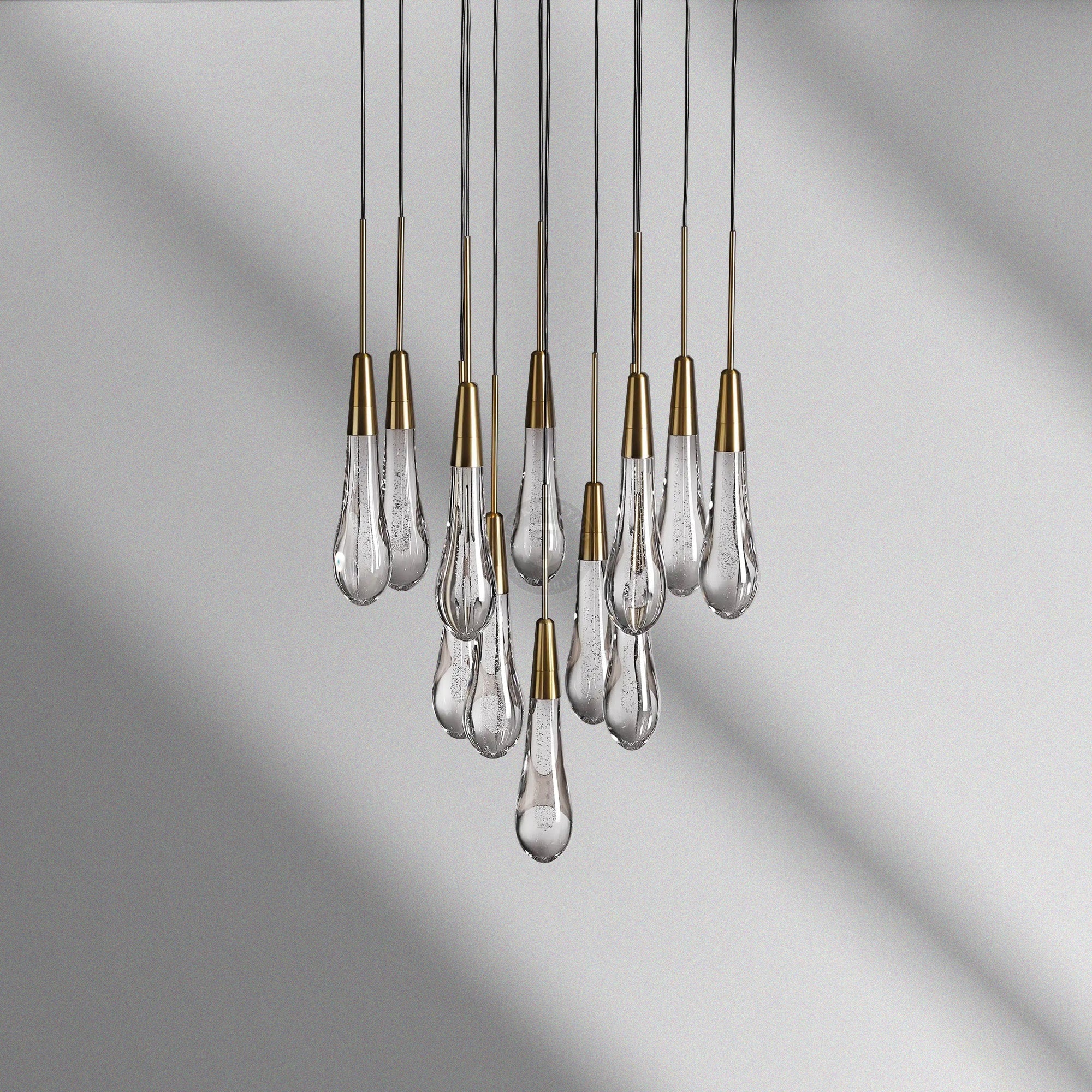 Soltaire Round Chandelier 17“ 24" 36“ 48“ 58“