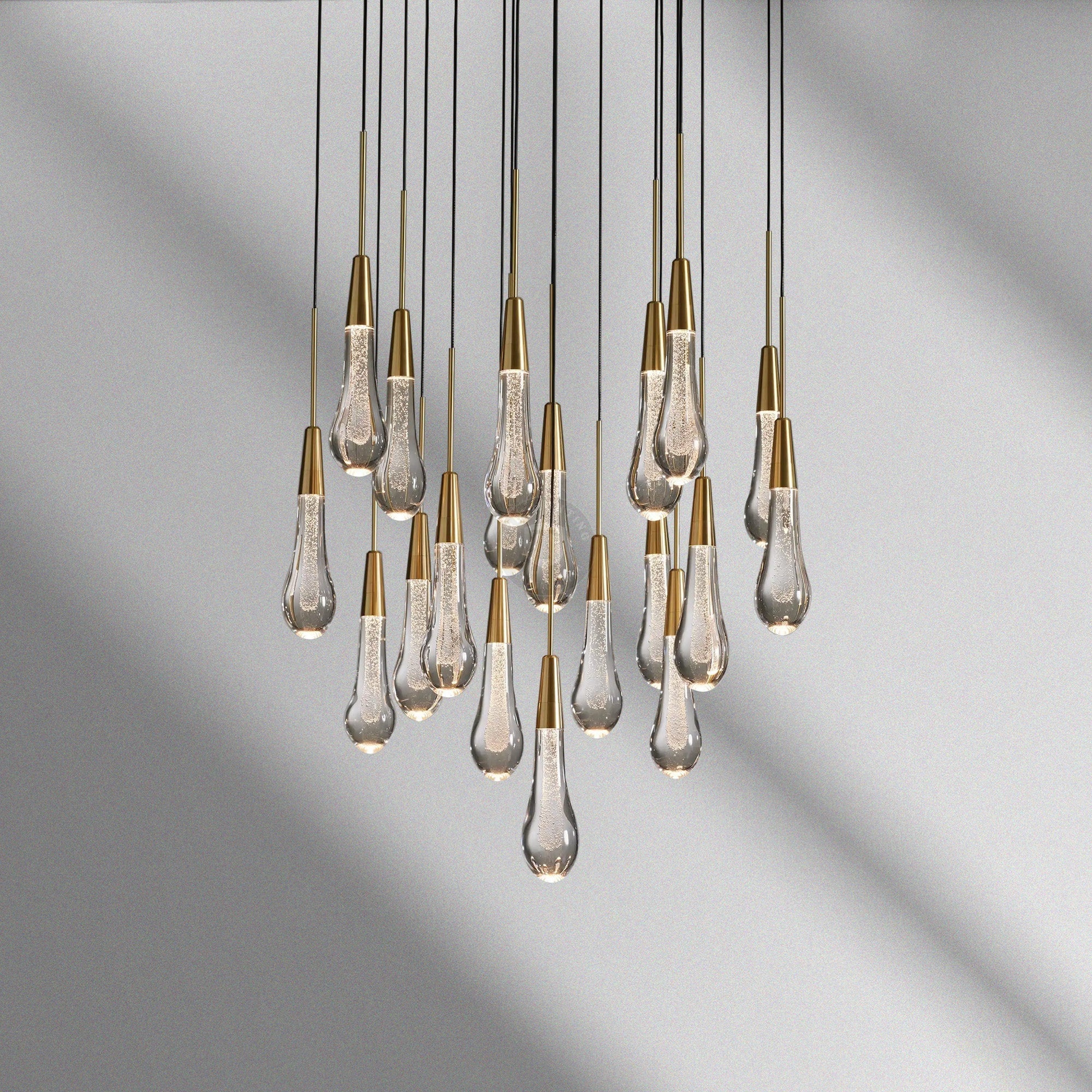 Soltaire Round Chandelier 17“ 24" 36“ 48“ 58“