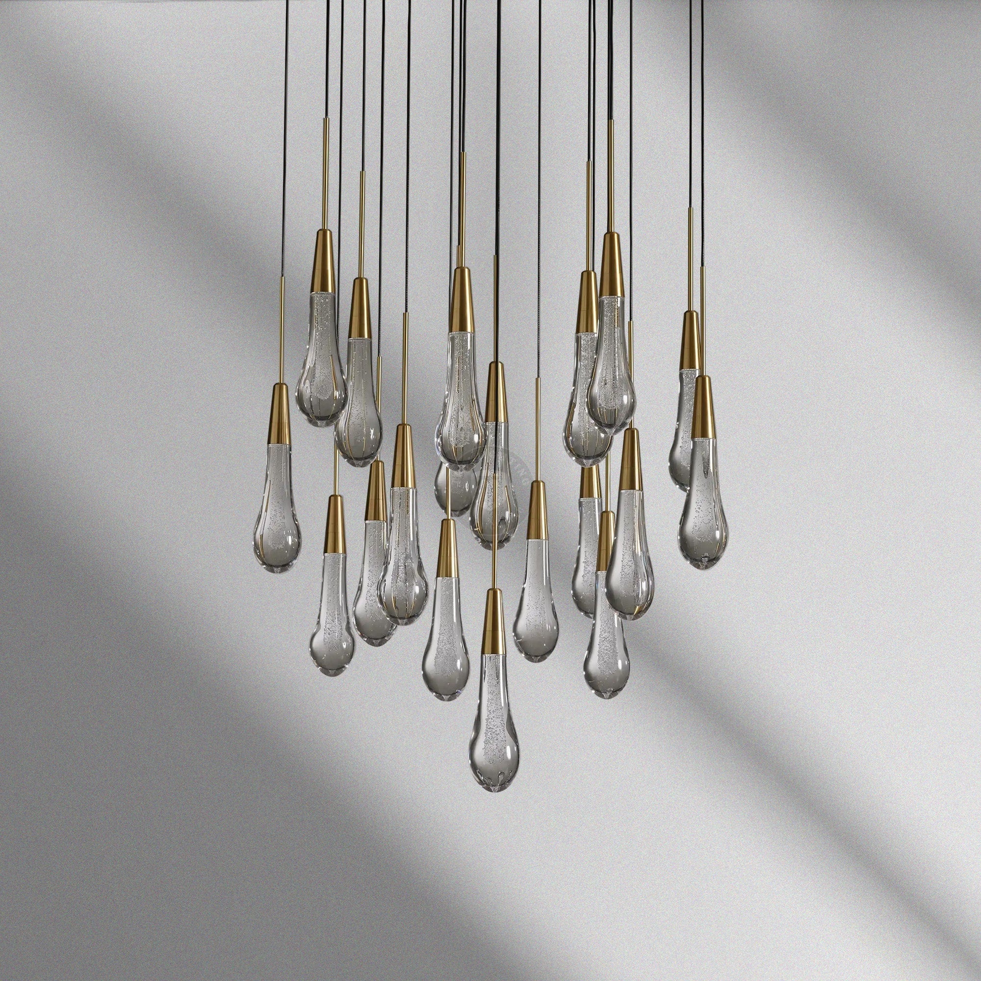 Soltaire Round Chandelier 17“ 24" 36“ 48“ 58“