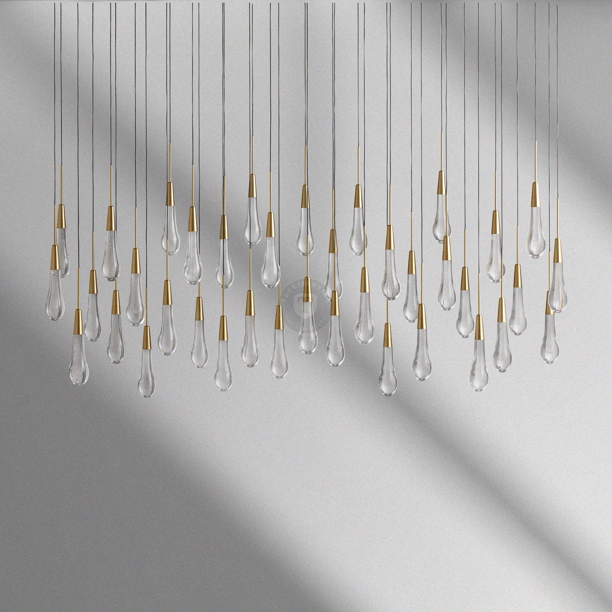 Soltaire Linear Chandelier 37“ 50” 60“ 70 87” 120“