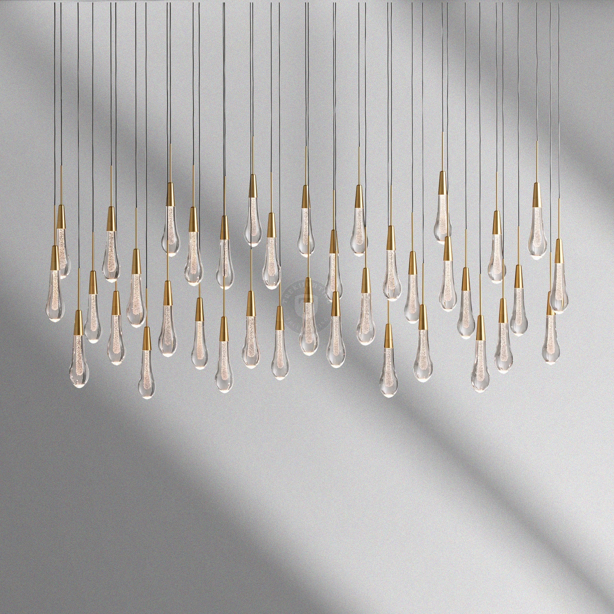 Soltaire Linear Chandelier 37“ 50” 60“ 70 87” 120“