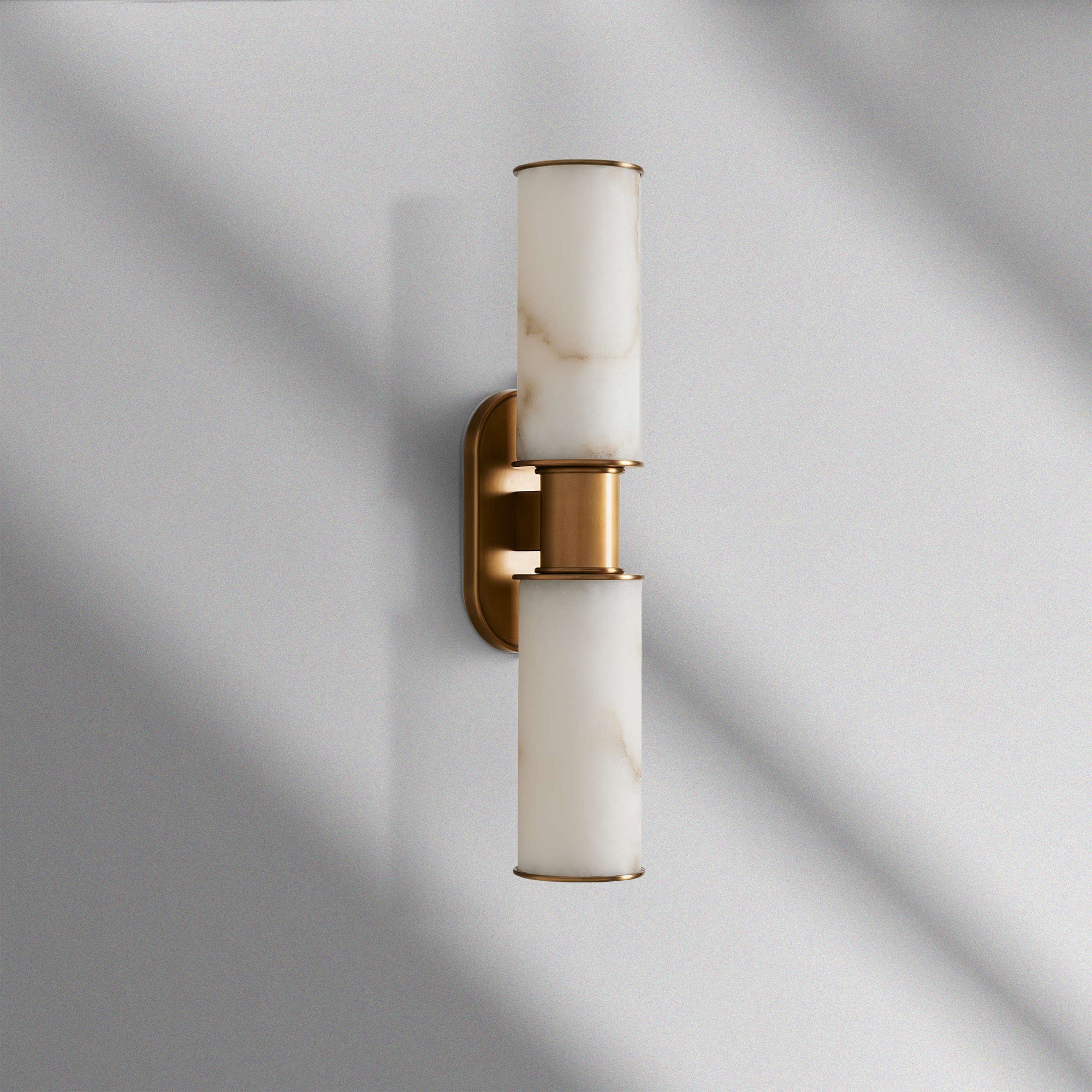 Harlin Alabaster 2-Light Wall Sconce