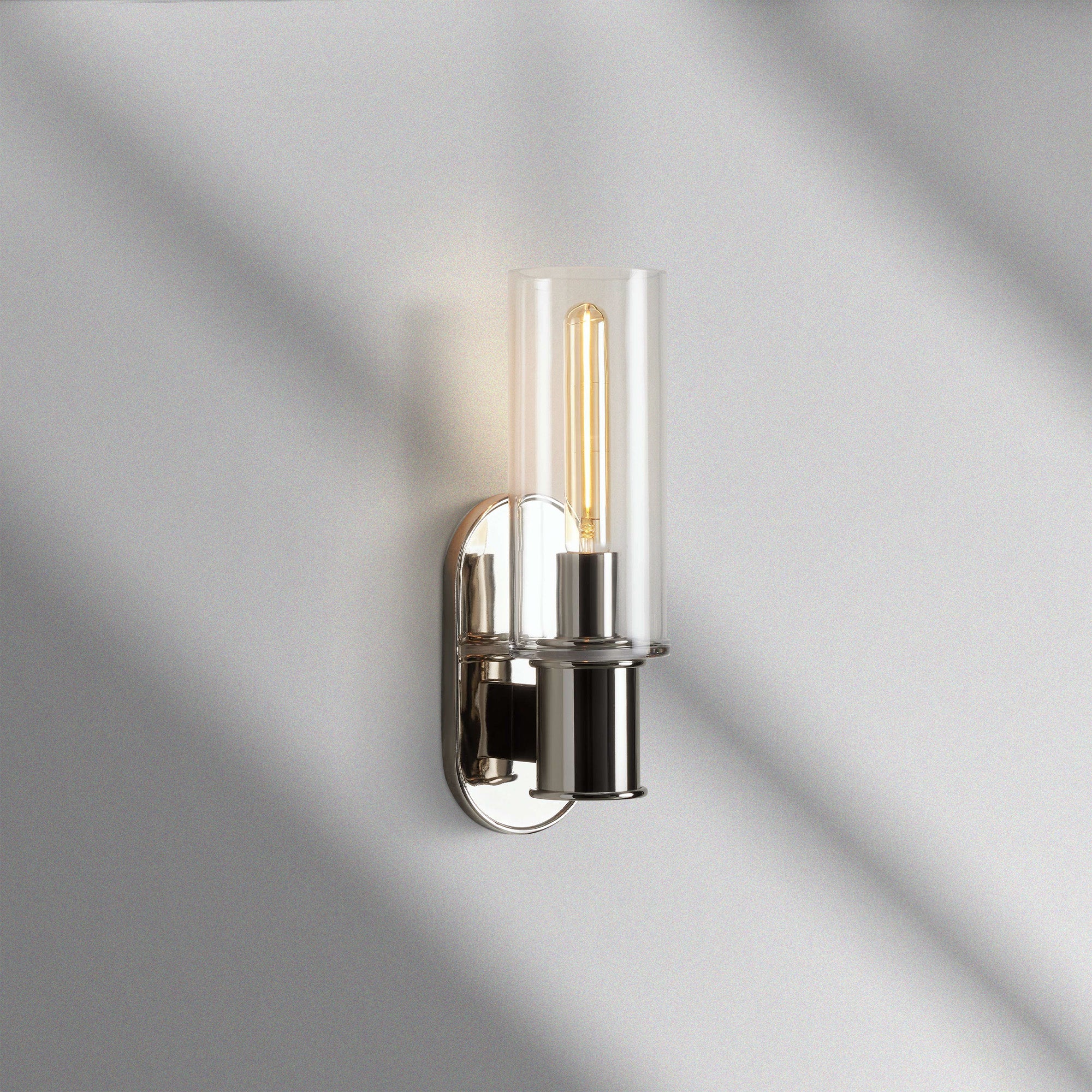 Harlin Clear Glass Wall Sconce