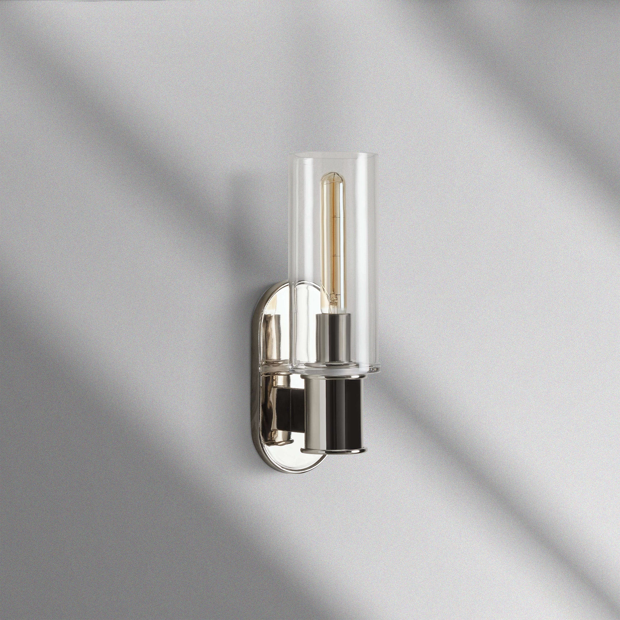 Harlin Clear Glass Wall Sconce