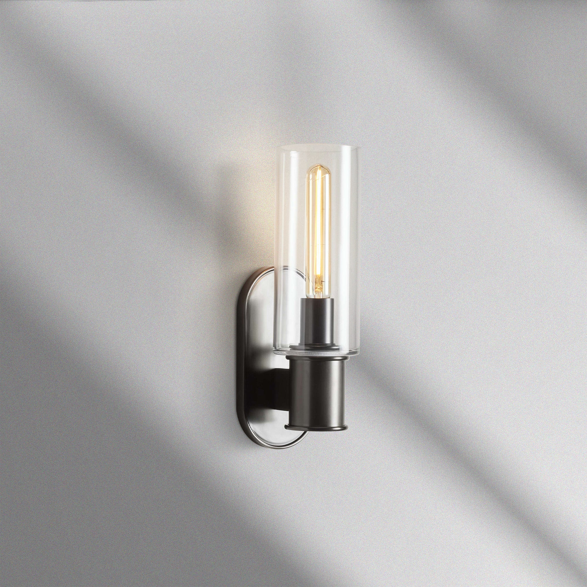 Harlin Clear Glass Wall Sconce