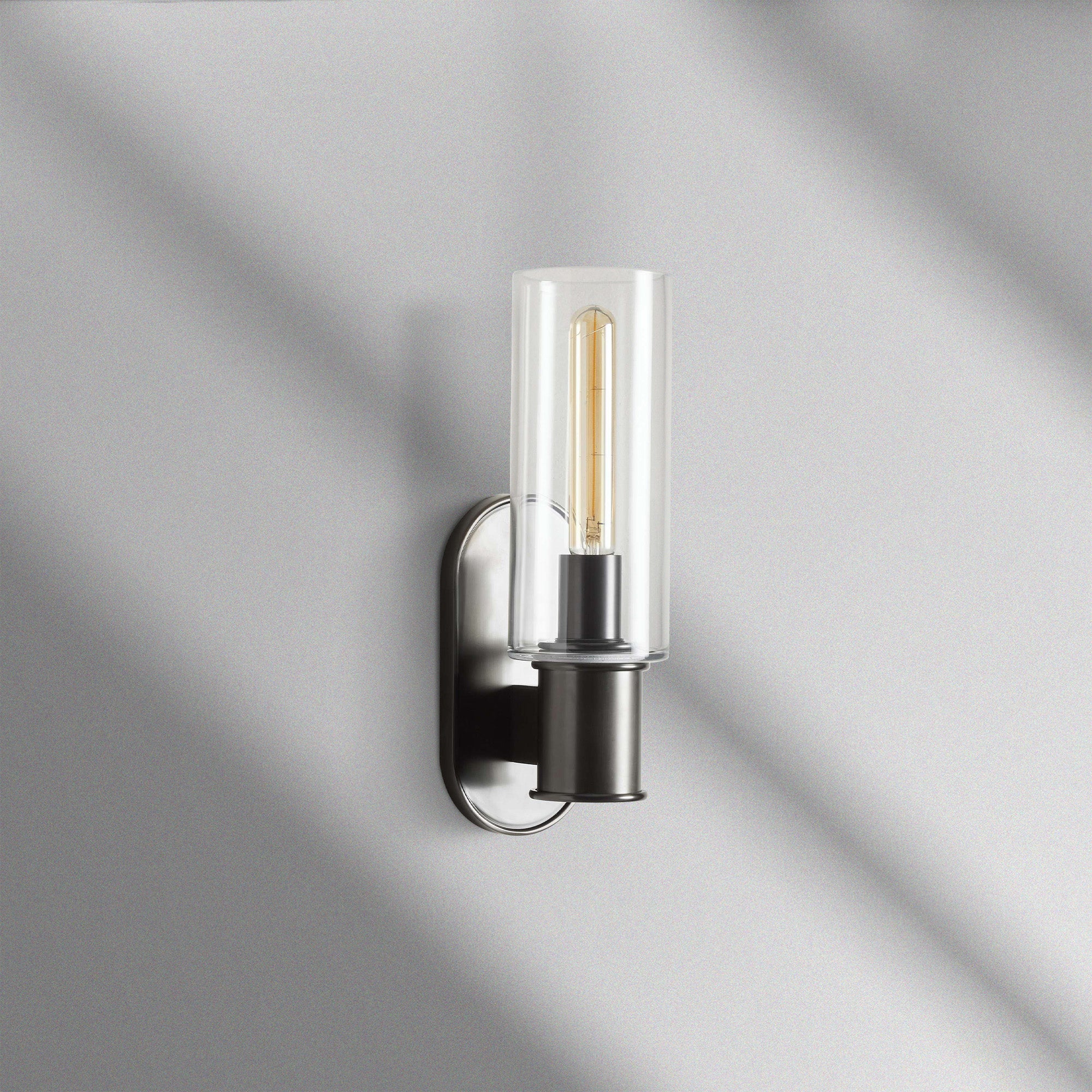 Harlin Clear Glass Wall Sconce